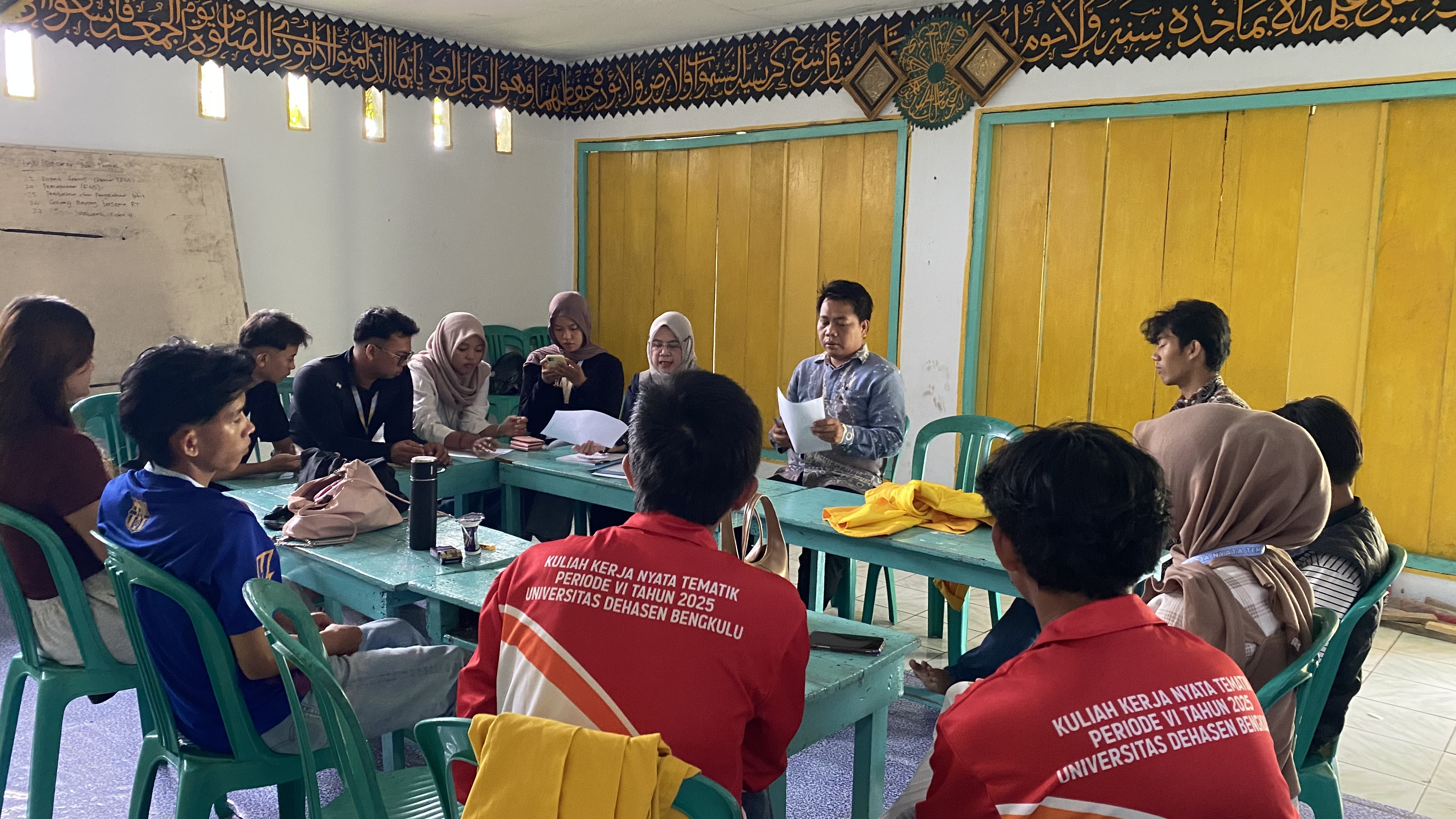 Kunjungan LPPM ke posko kelompok 1