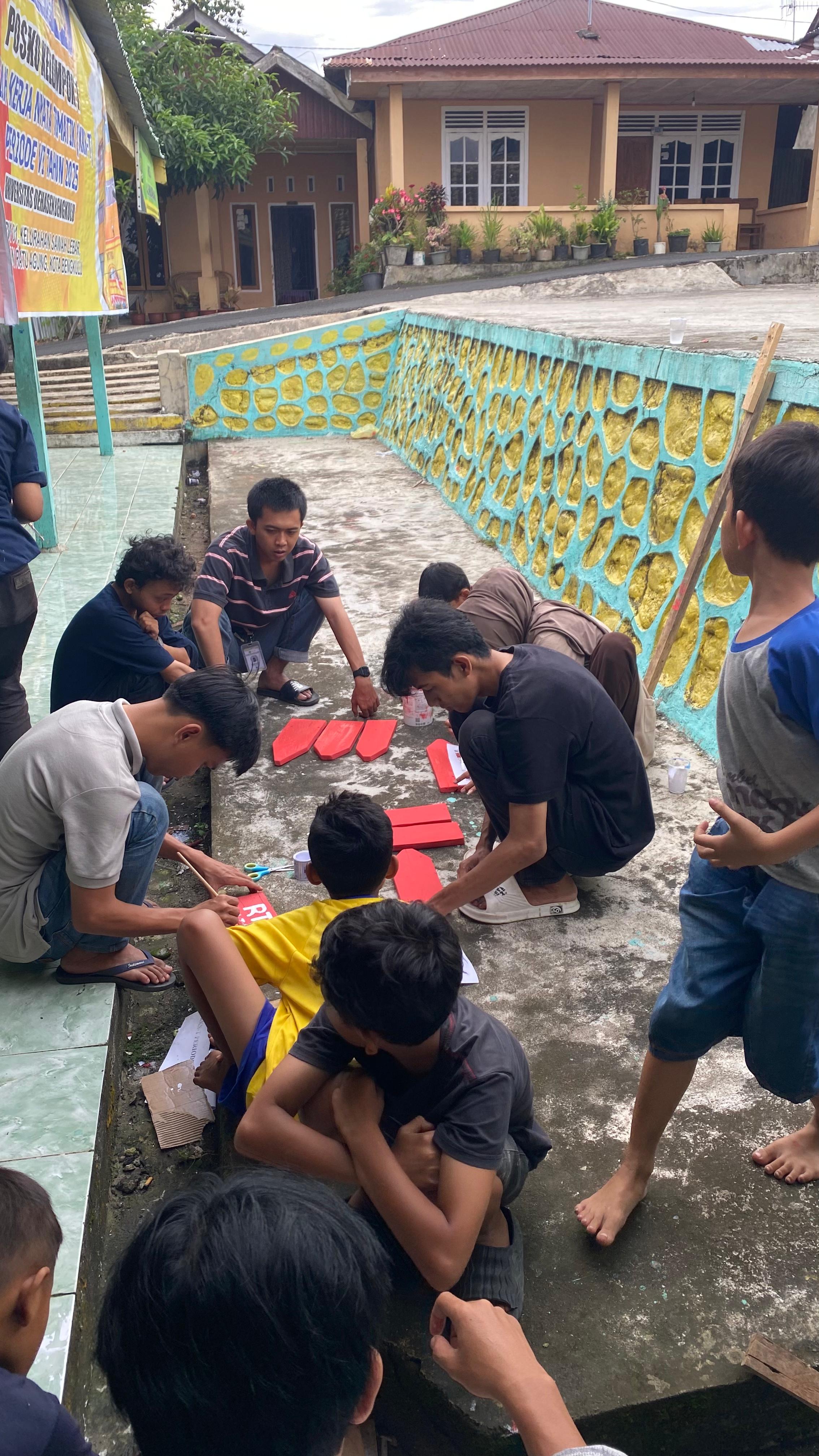 Pembuatan pembatas RT