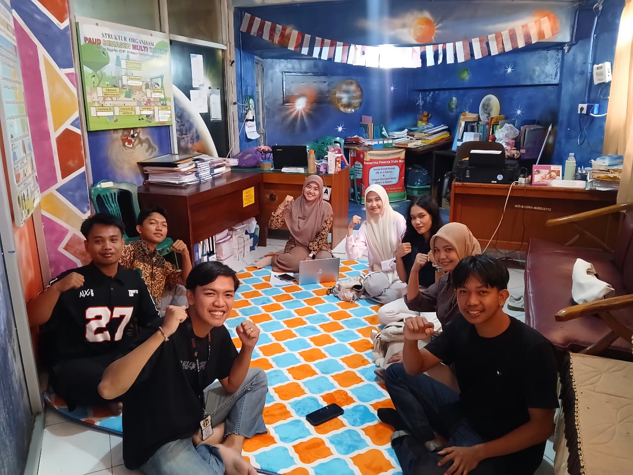 Pertemuan perdana mahasiswa dengan dpl kkn t periode 6 anggut bawah membahas mekanisme selanjutnya