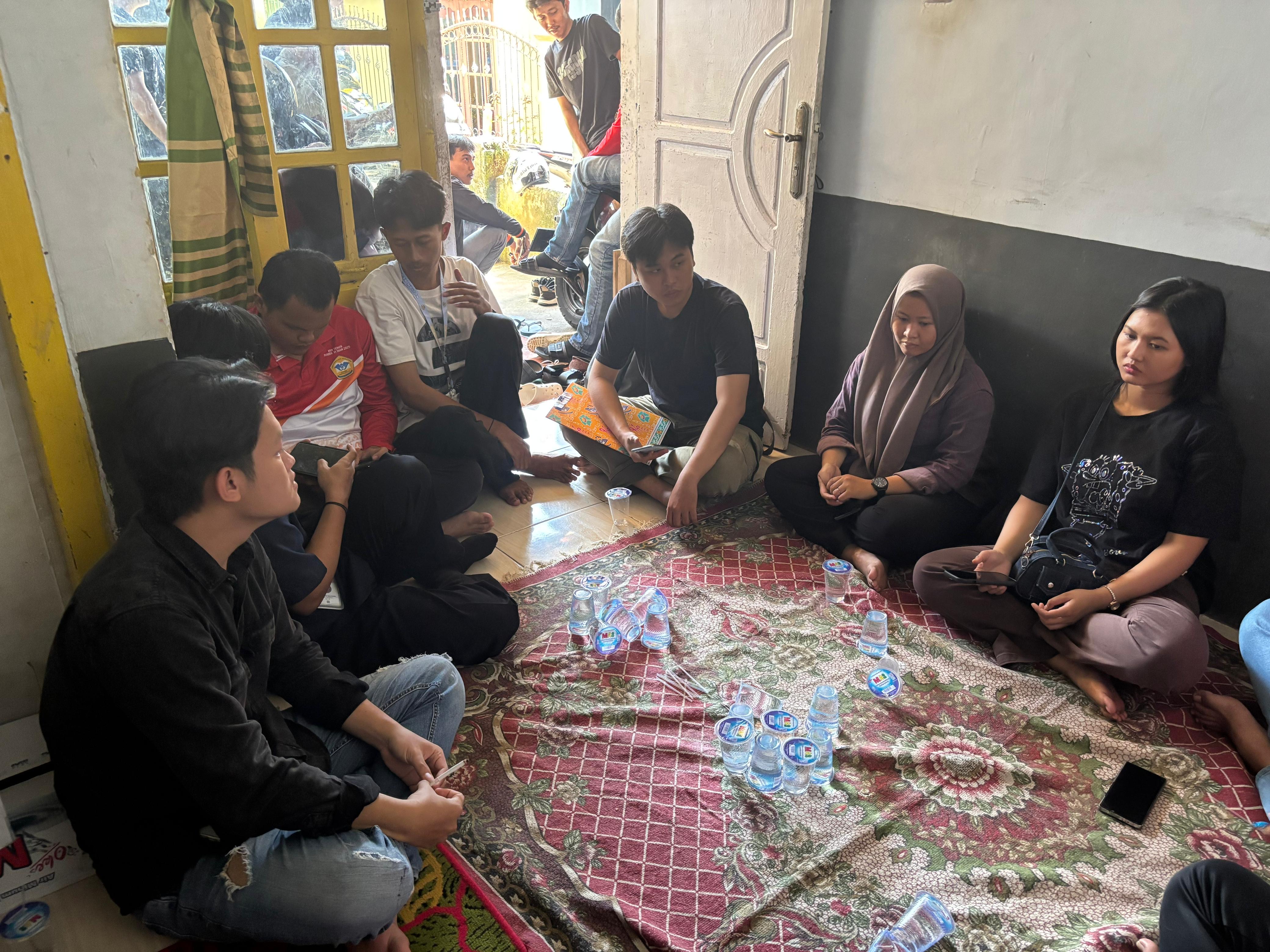 Rapat FGD 1 Kelurahan pintu batu dengan 4 kelompok pintu batu