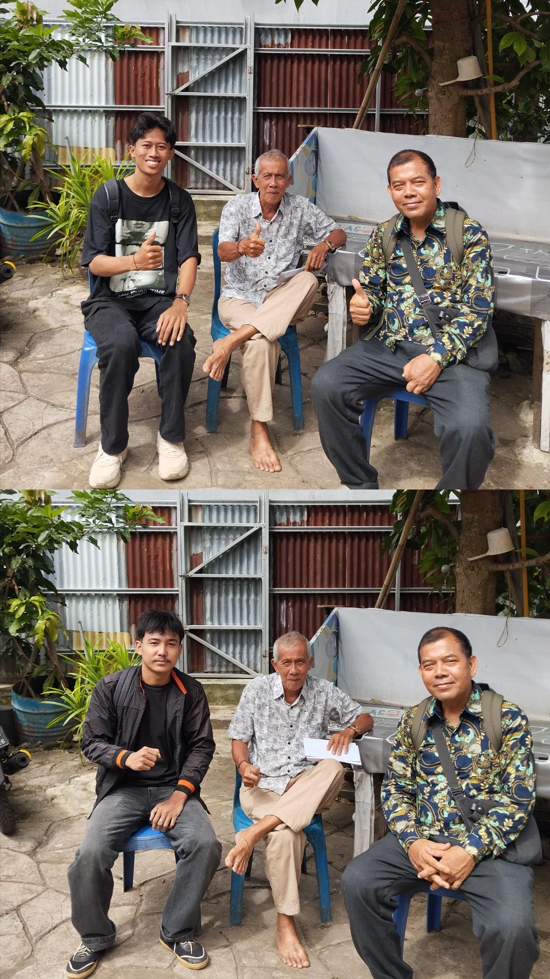 Survey ulang dan penyerahan surat izin dan undangan kepada ketua RT 3 