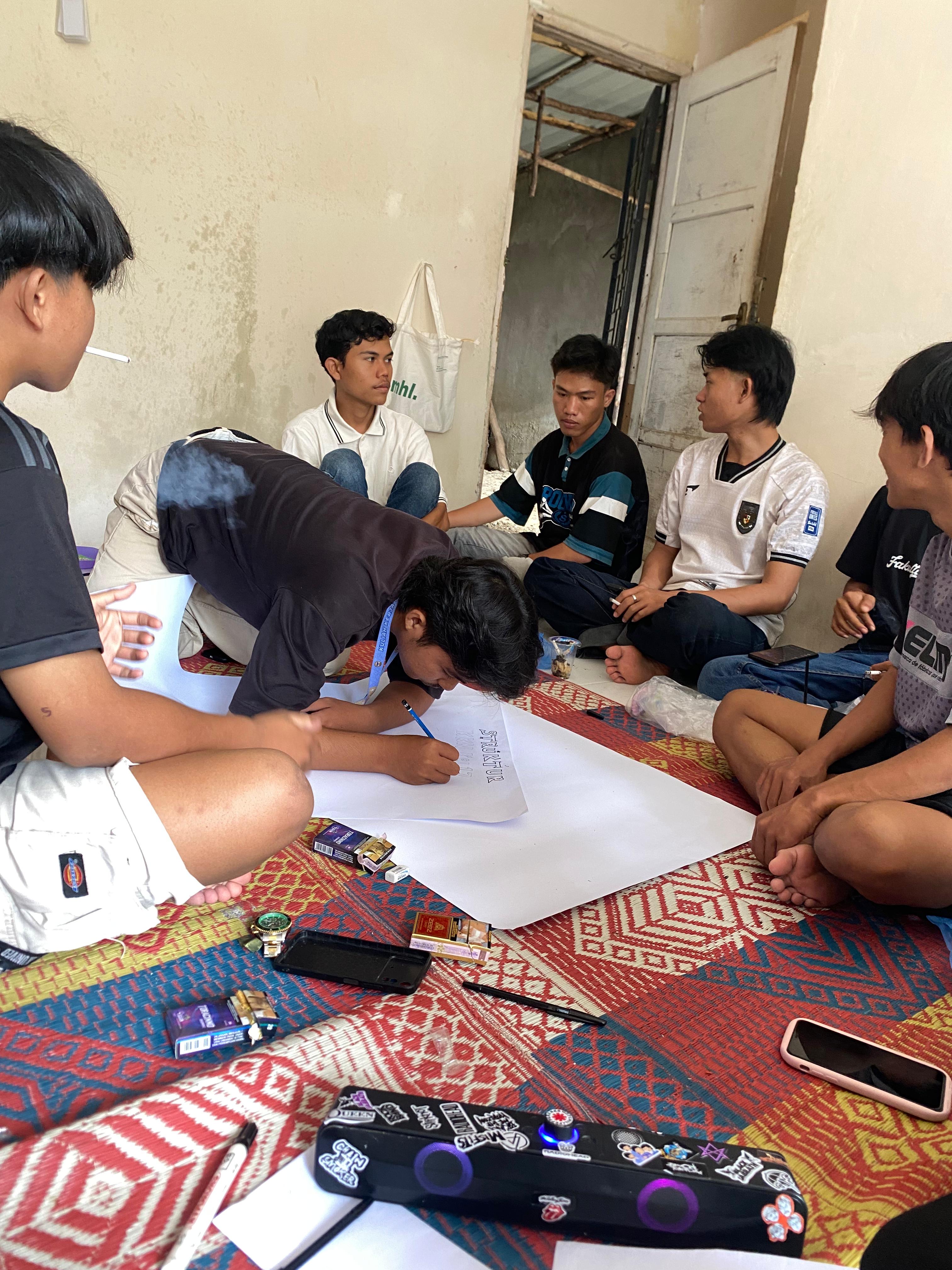 pembuatan struktur kelompok 16 kkn