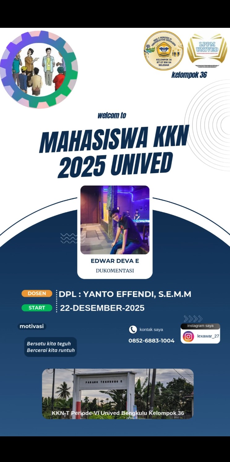 Persiapan kkn tanda anggota 