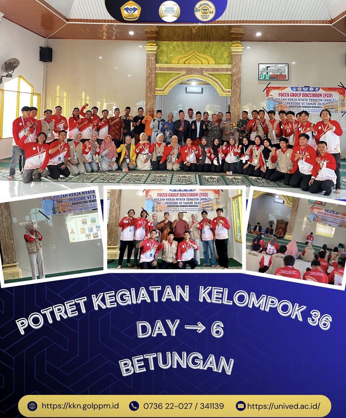 Melaksanakan FGD (1 ) kelompok betungan 