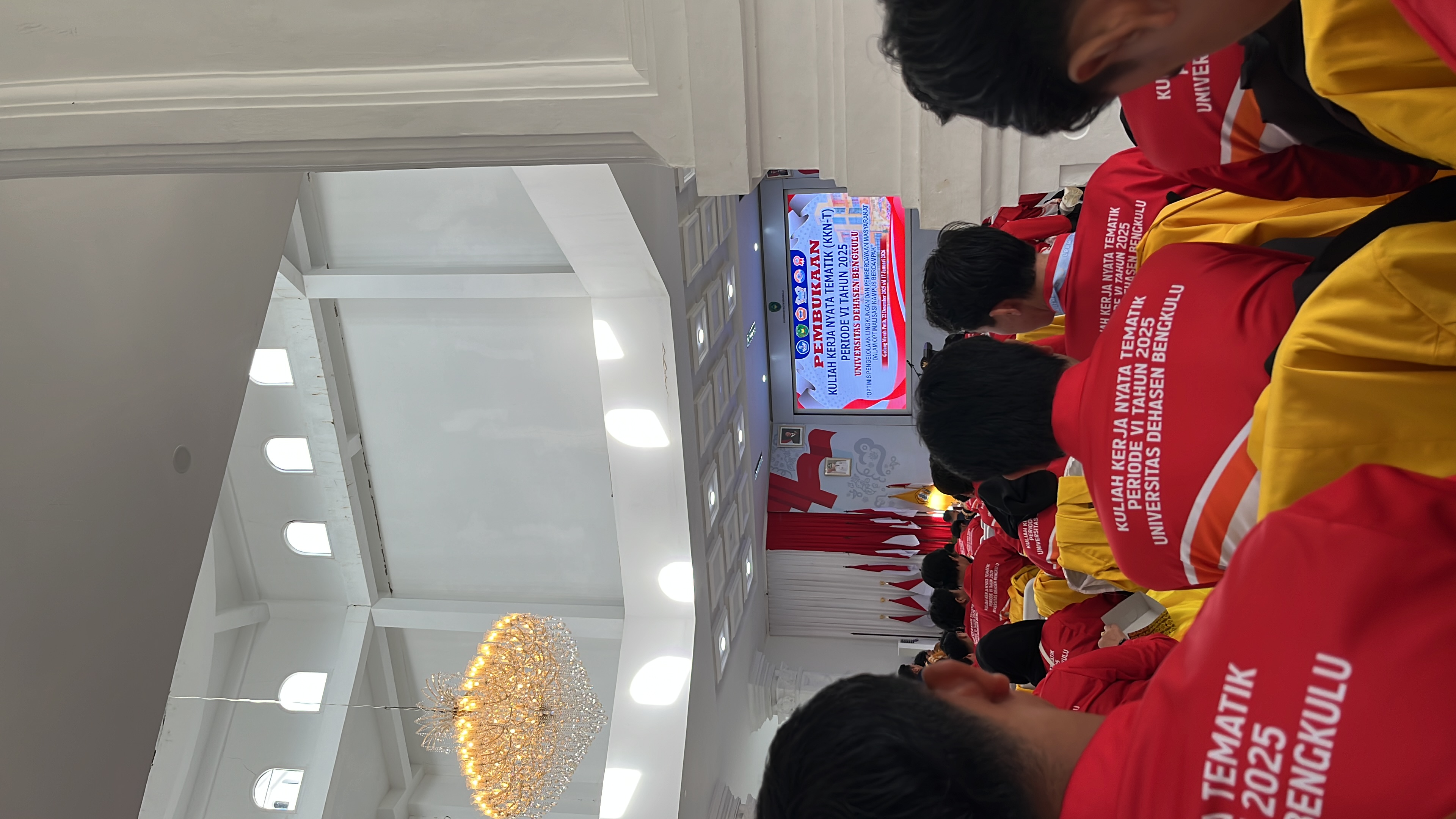 PEMBUKAAN KKN-T PERIODE 6 universitas dehasen bengkulu