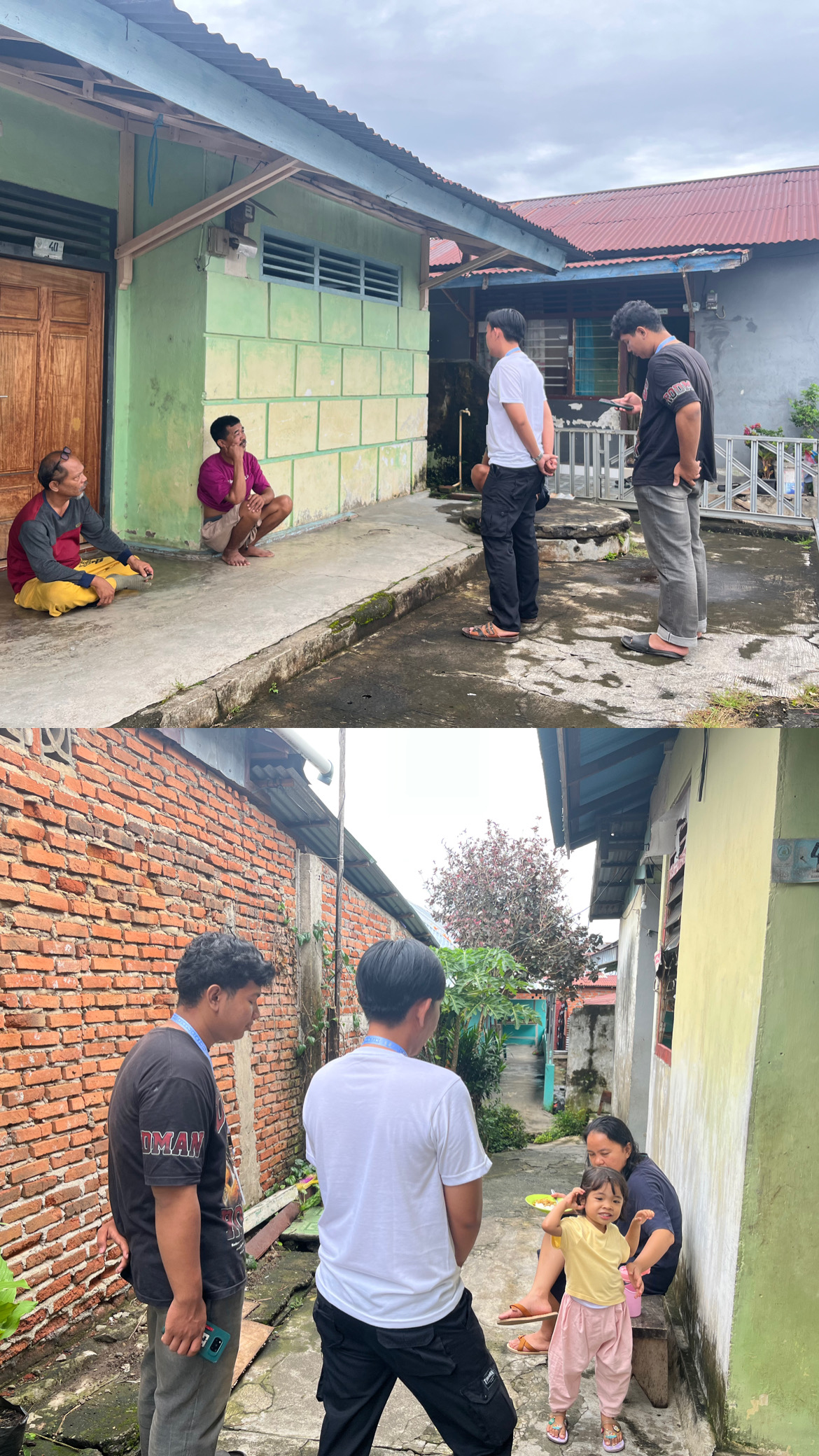 diskusi tentang sampah kepada warga Rt08 Rw02 sawah lebar