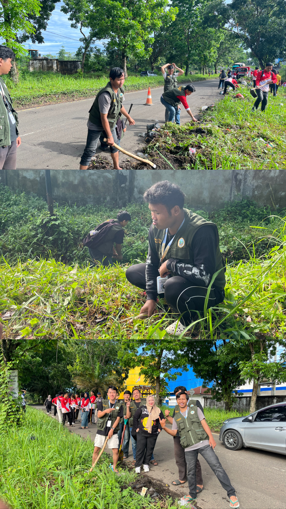 Pembuatan taman kota di kampung melayu