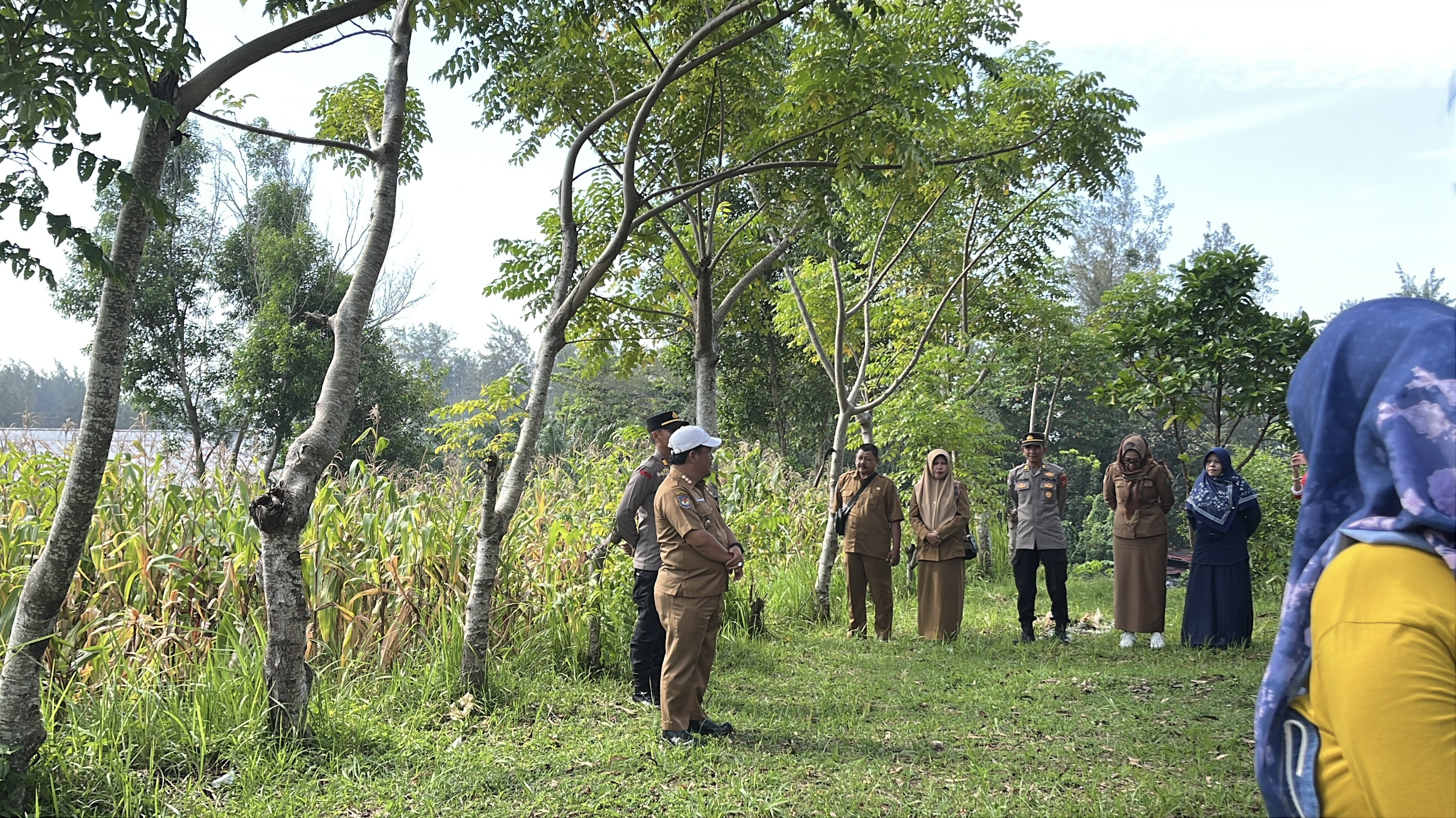 Kata sambutan dari pak  lurah penurunan kecamatan ratu samban