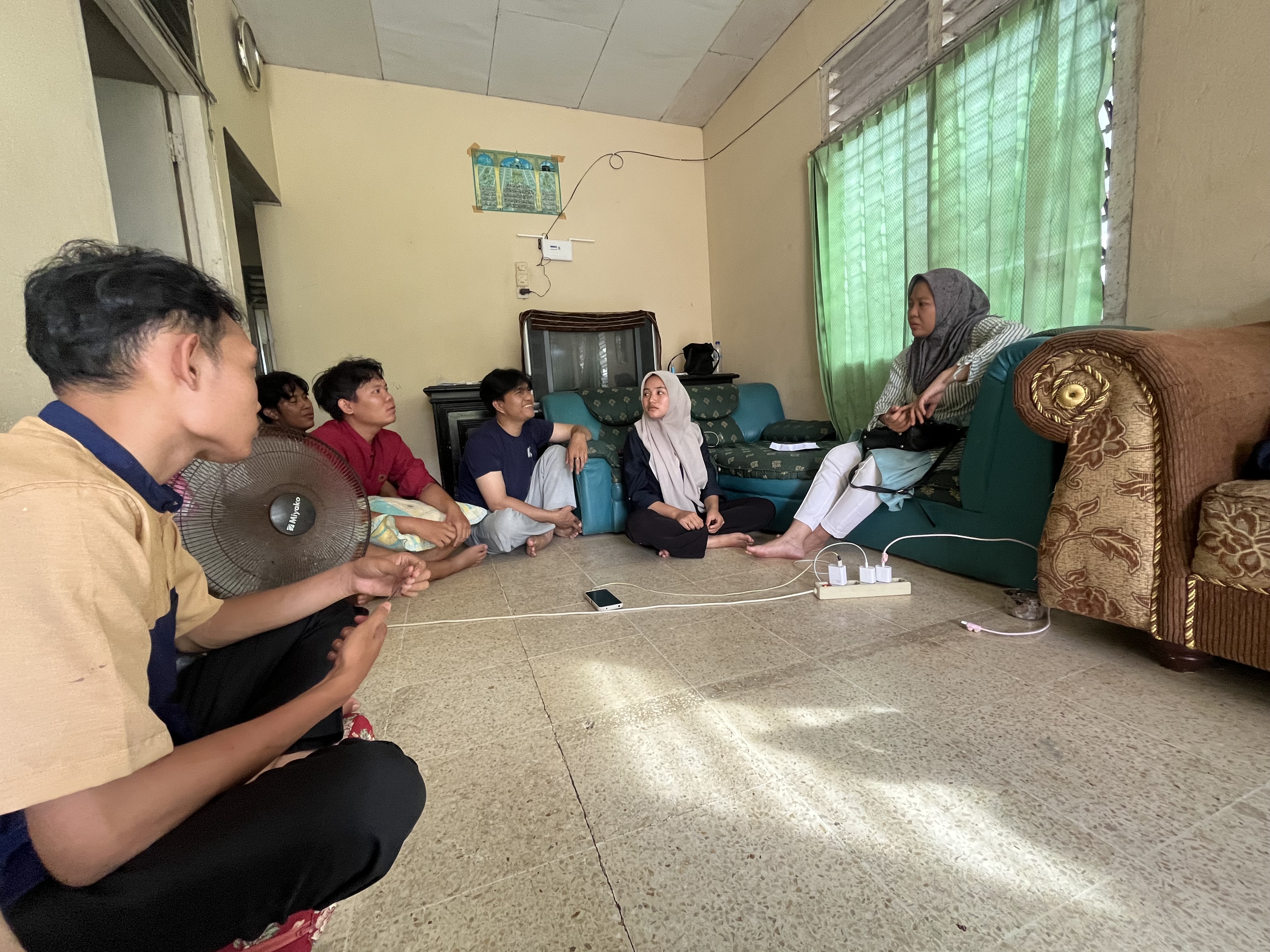 Evaluasi ke 5 bersama dpl dalam rangka membahas laporan/tugas akhir kkn