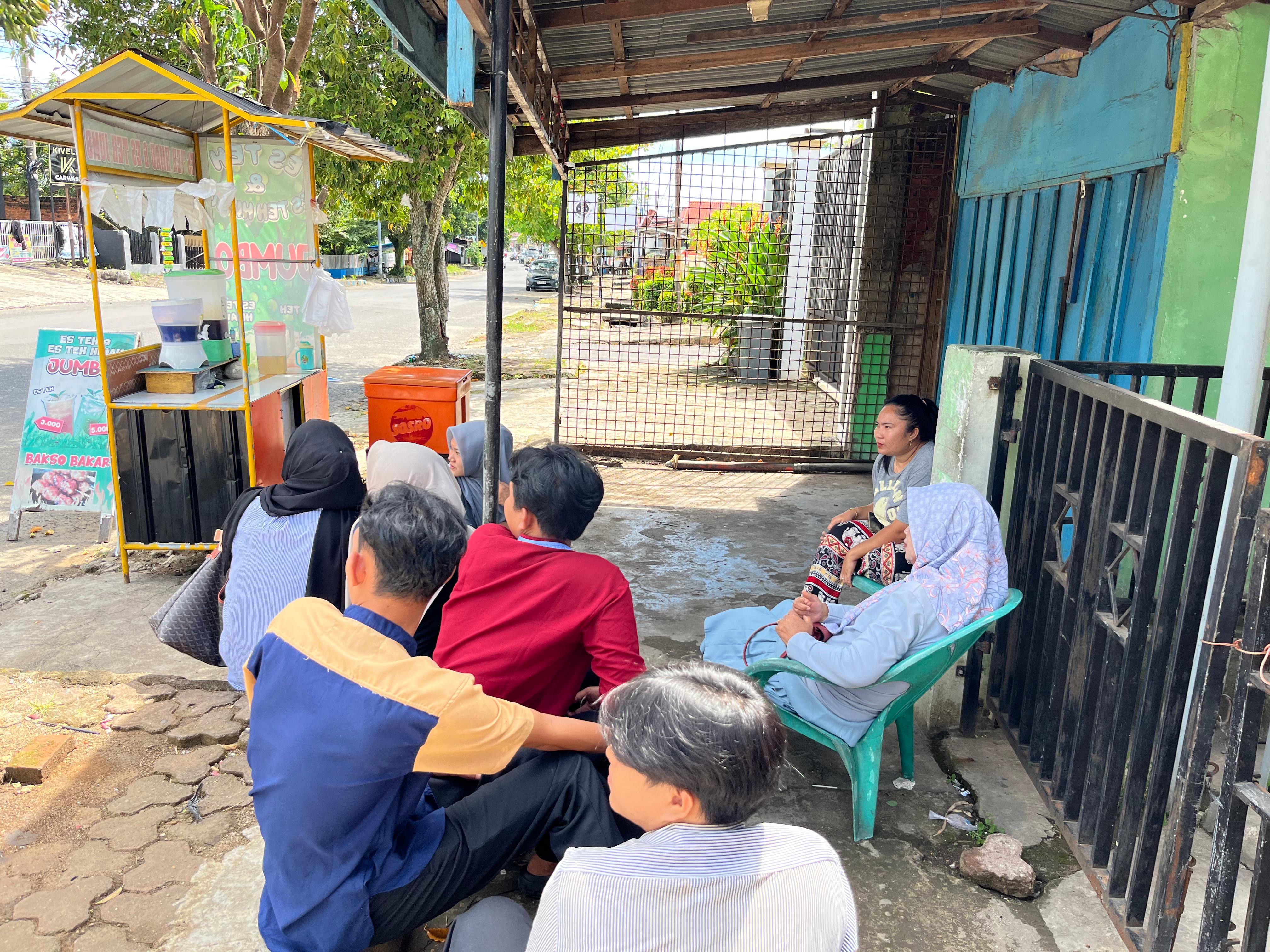 Persiapan arisan di rt 10 rw4 bersama warga 