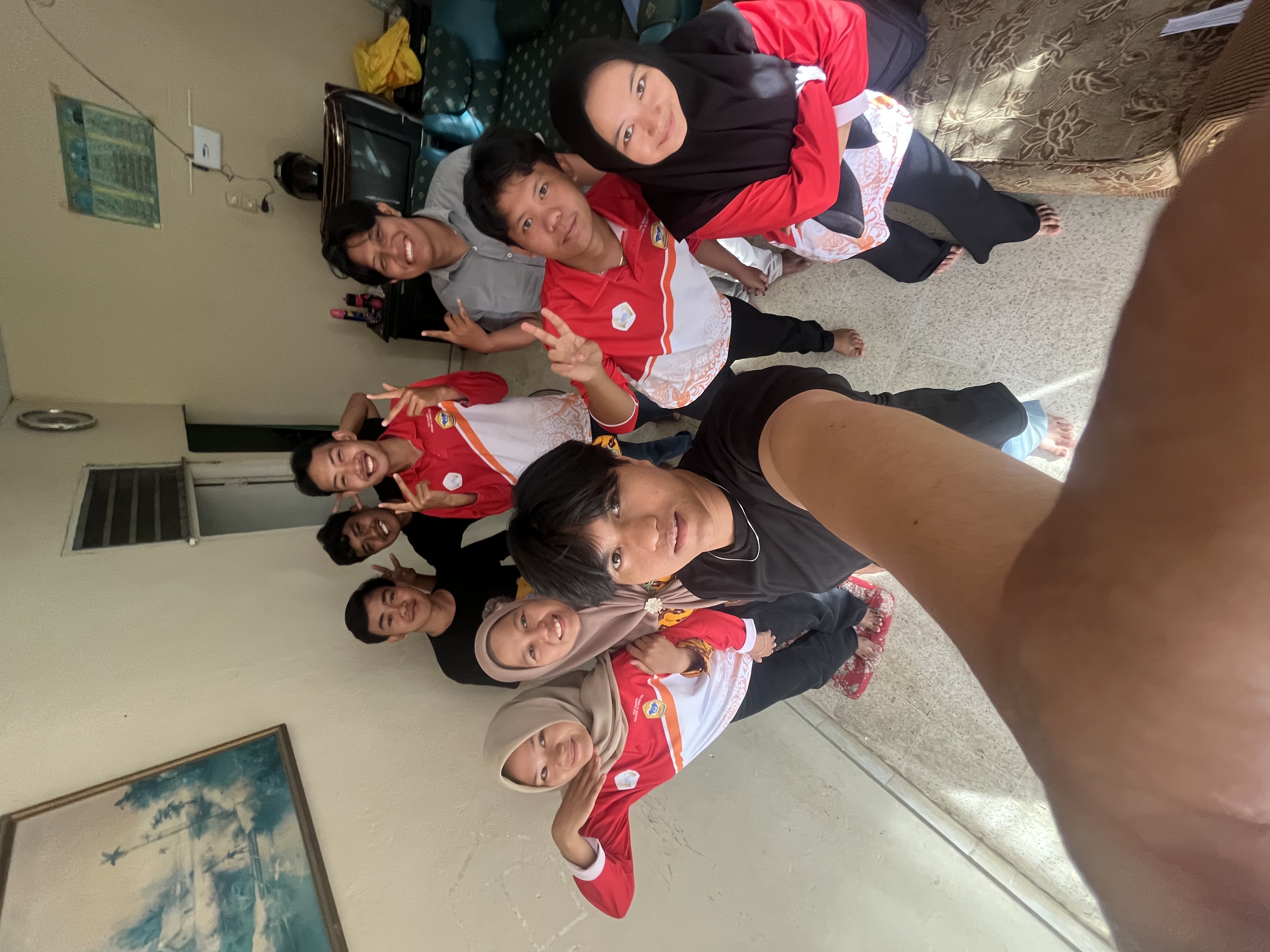 Kunjungan dpl ke posko untuk Monitoring dan evaluasi ke 5 bersama 