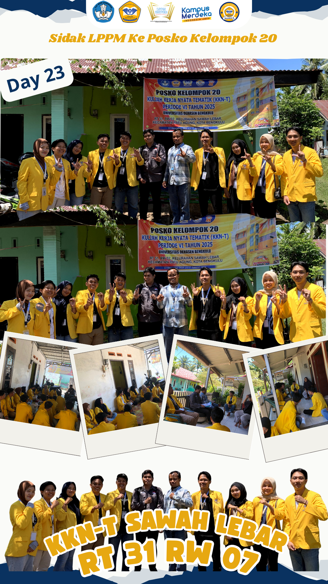 Sidak Oleh Lppm Ke Posko Kelompok 20 