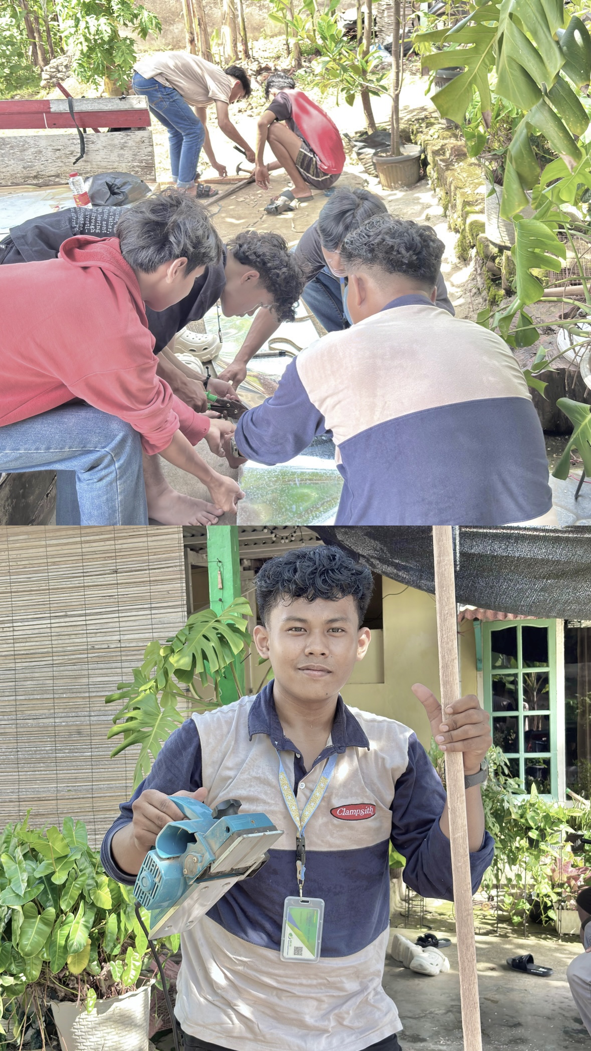 Pembuatan Proker Utama Yaitu Plang Waktu Penguraian Sampah Tahap Pertama.