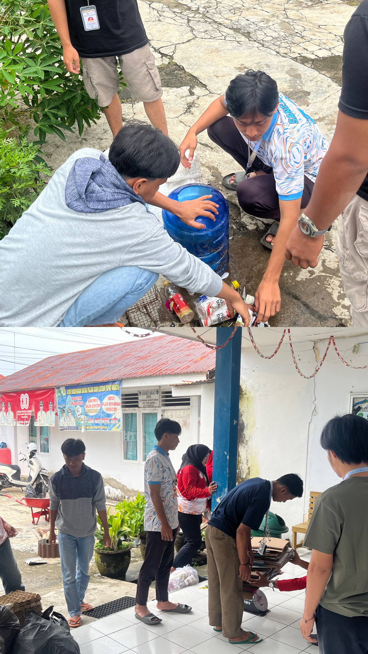 Pembuatan Proker Utama Yaitu Plang Waktu Penguraian Sampah Tahap Kedua.