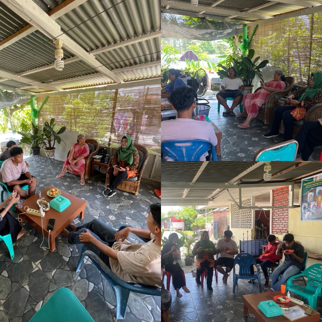 Kedatangan dan Kebersamaan Mahasiswa Kelompok 52 dengan Ibu DPL.