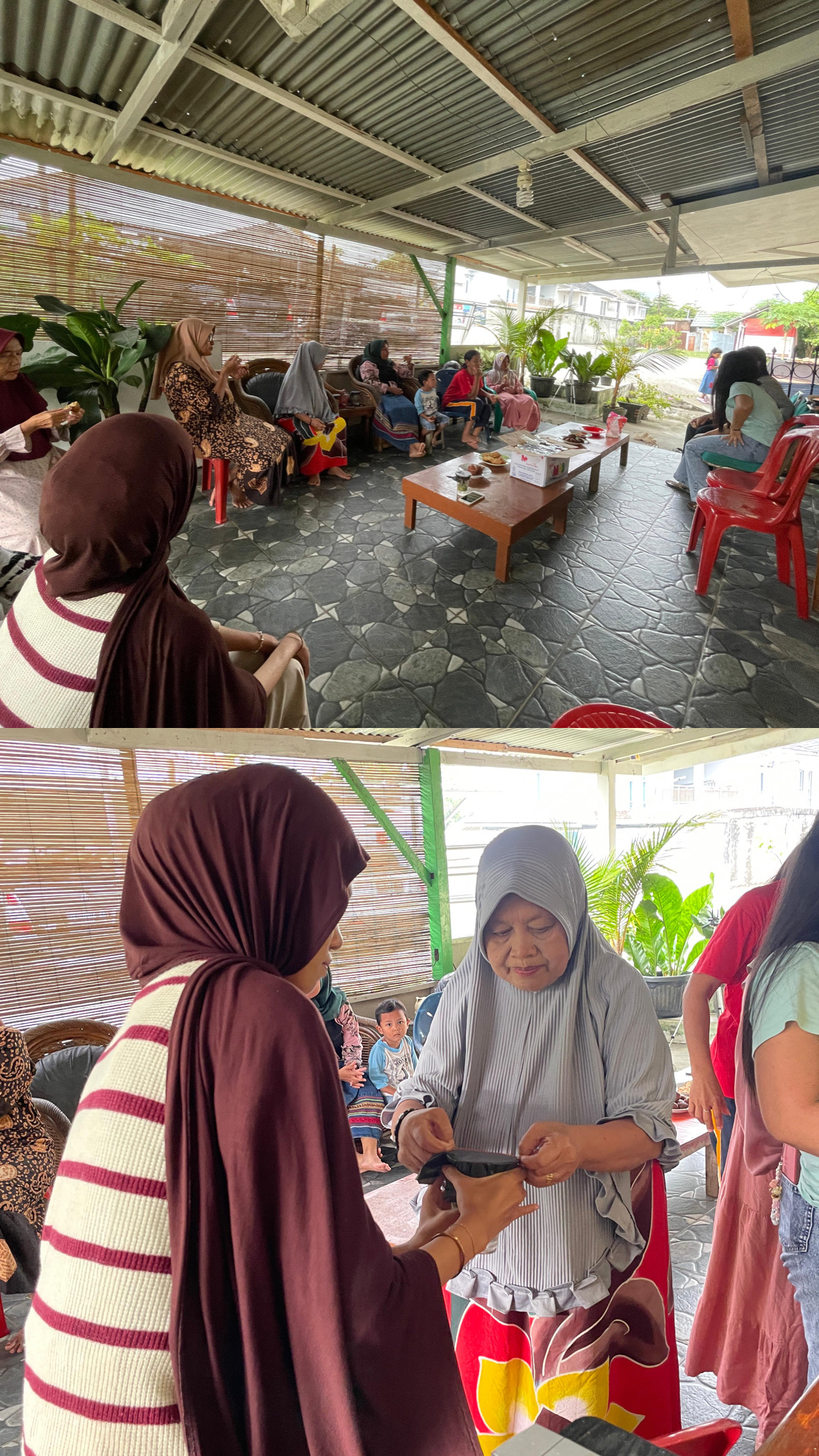 Memberikan pengetahuan kepada ibu-ibu mengenai cara membuat tauge secara sederhana yang dapat dilakukan di rumah.