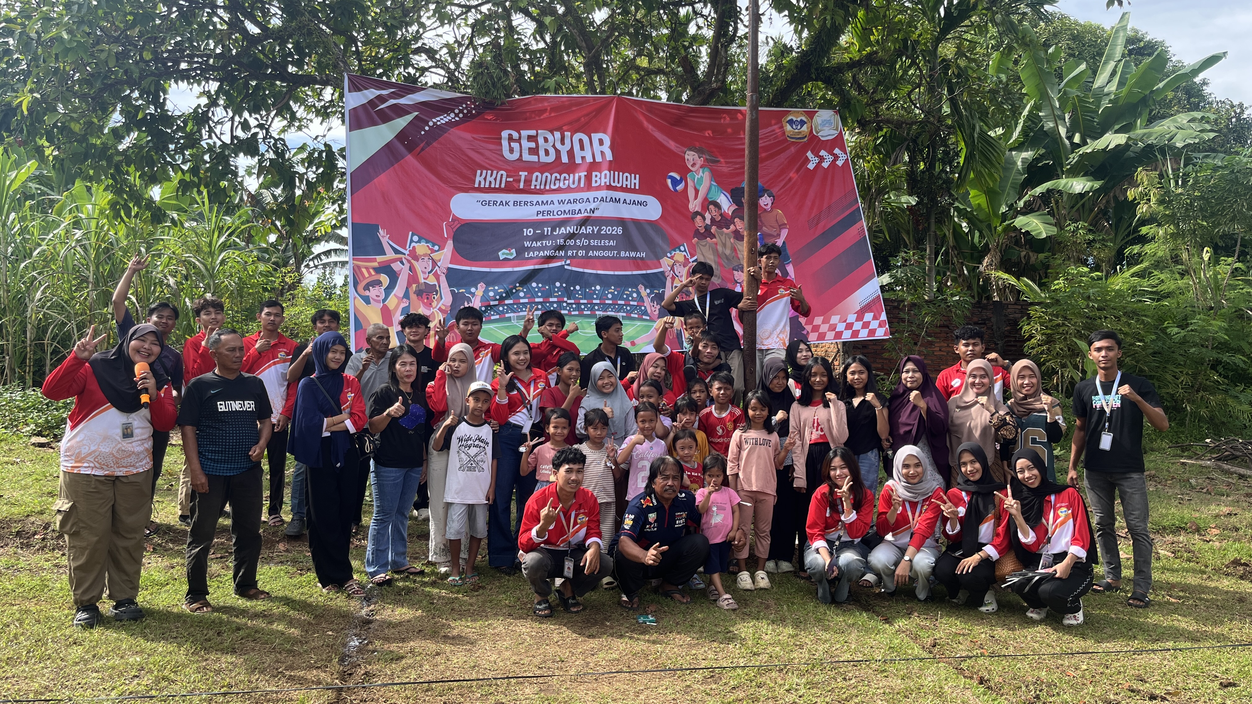 Pelaksanaan Lomba Antar RW di Anggut Bawah.