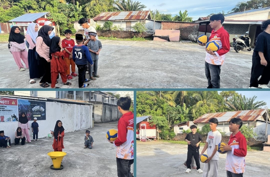 Edukasi Dasar Bermain Bola Voli untuk Anak-Anak.