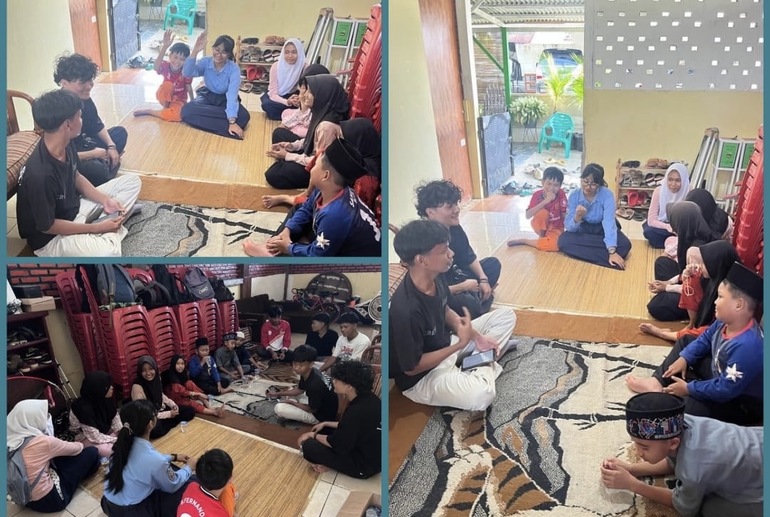 Edukasi Mengajarkan Anak-Anak Membaca Surat Pendek.