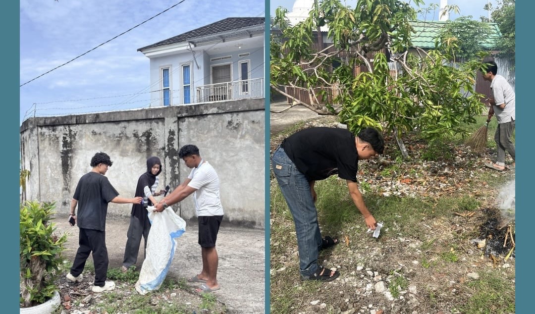 Kegiatan Kebersihan Rutin Lingkungan RT 01 (Hari Rabu).