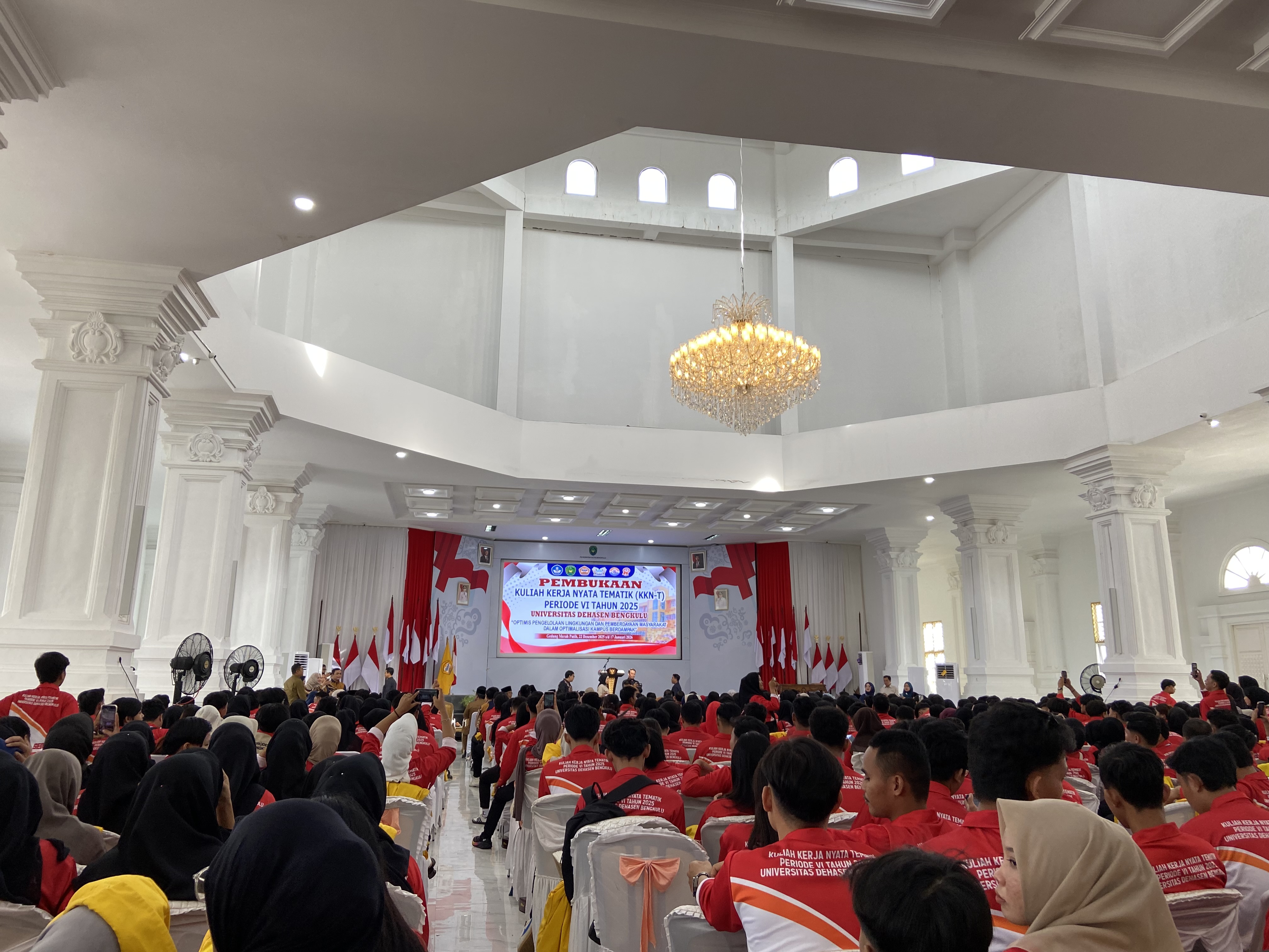 PEMBUKAAN KULIAH KERJA NYATA TEMATIK (KKN-T) PERIODE VI TAHUN 2025 UNIVERSITAS DEHASEN BENGKULU 