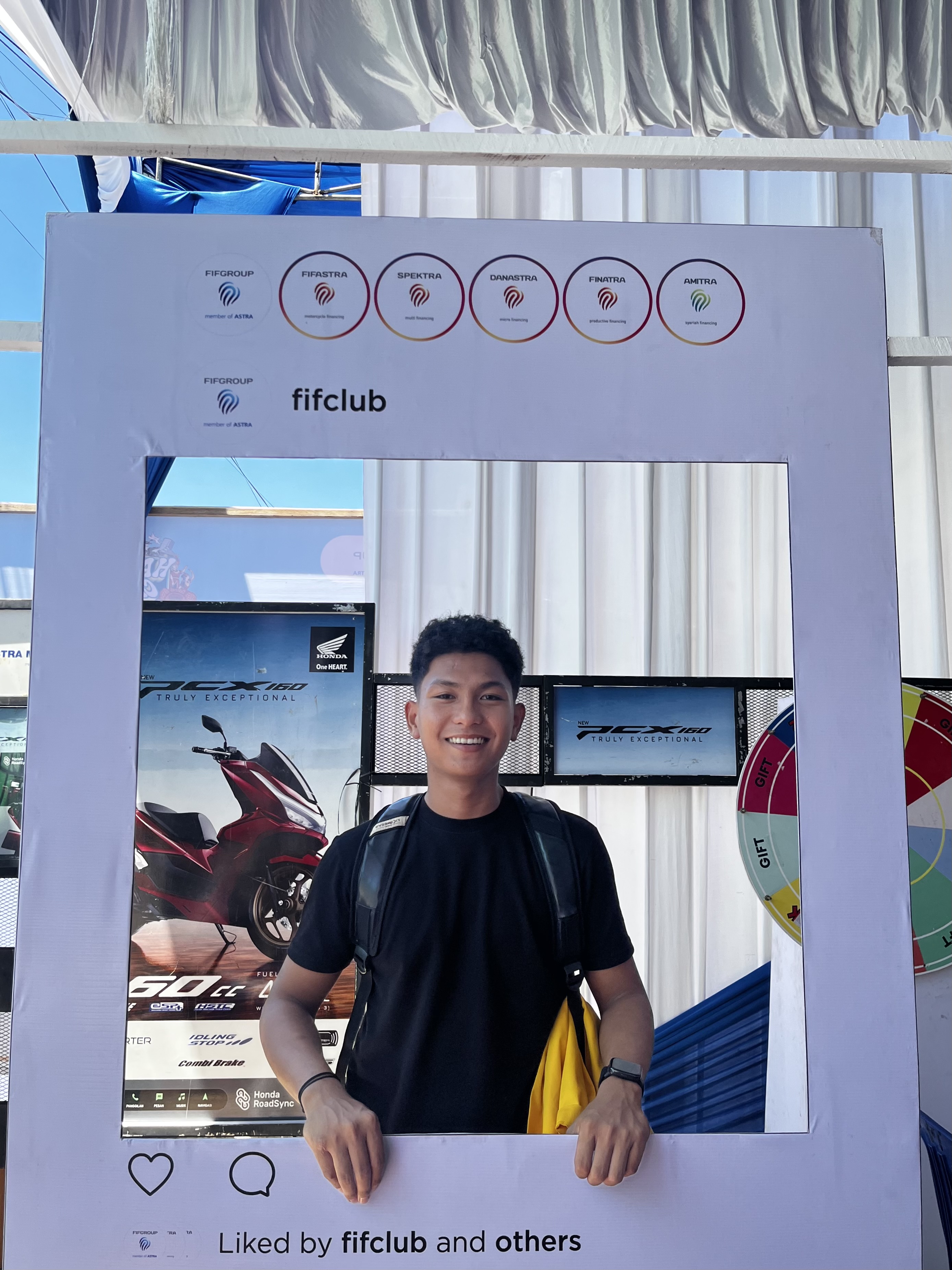 Saya mangikuti kegiatan sampai selesai 