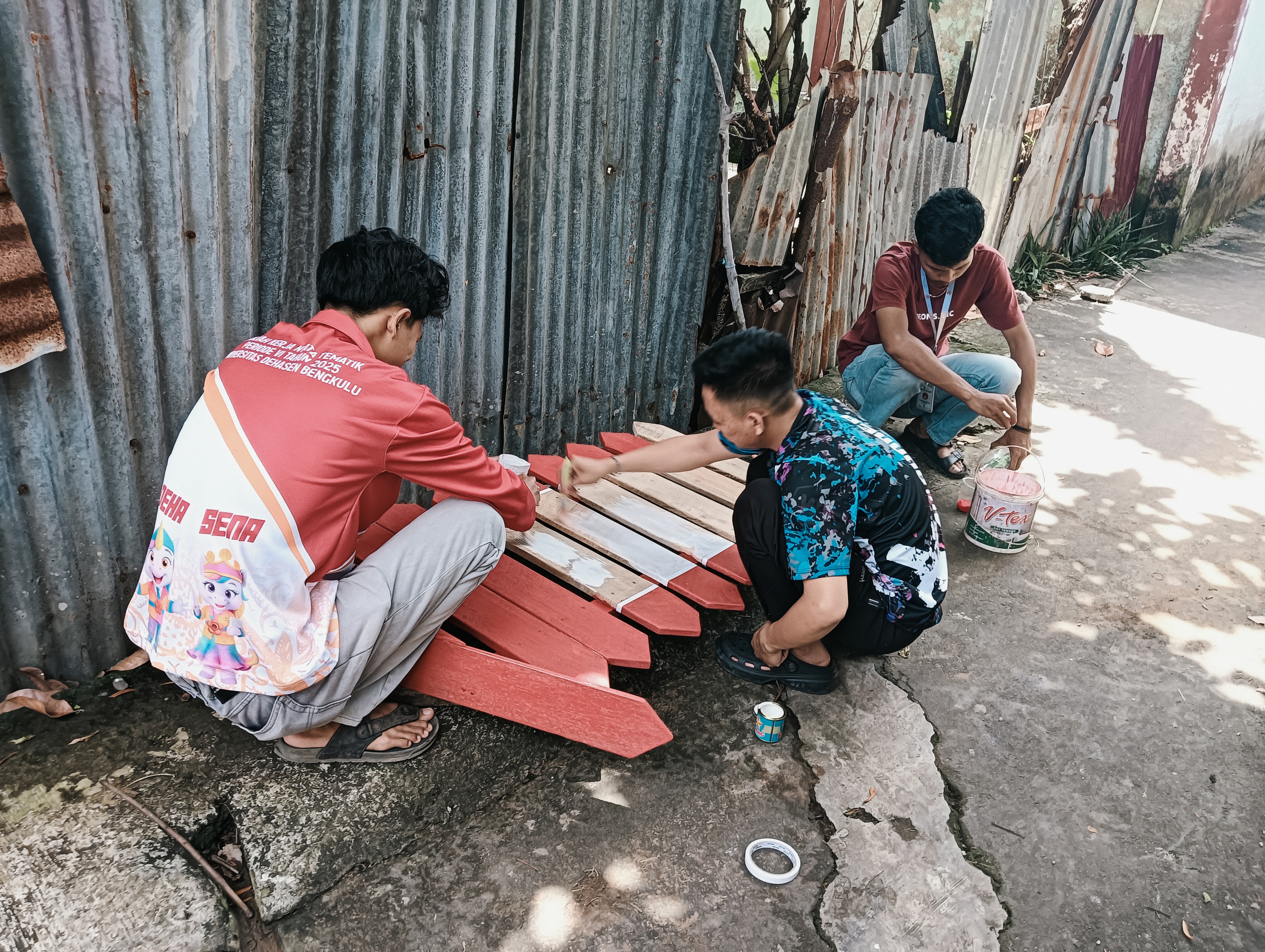 pembuatan plang informasi kawasan rt 03 rw 01 kelurahan pintu batu 