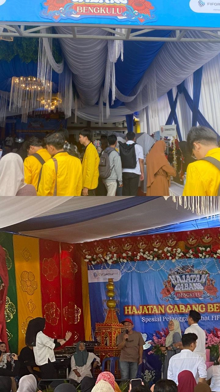 Menghadiri acara FIF cabang bengkulu