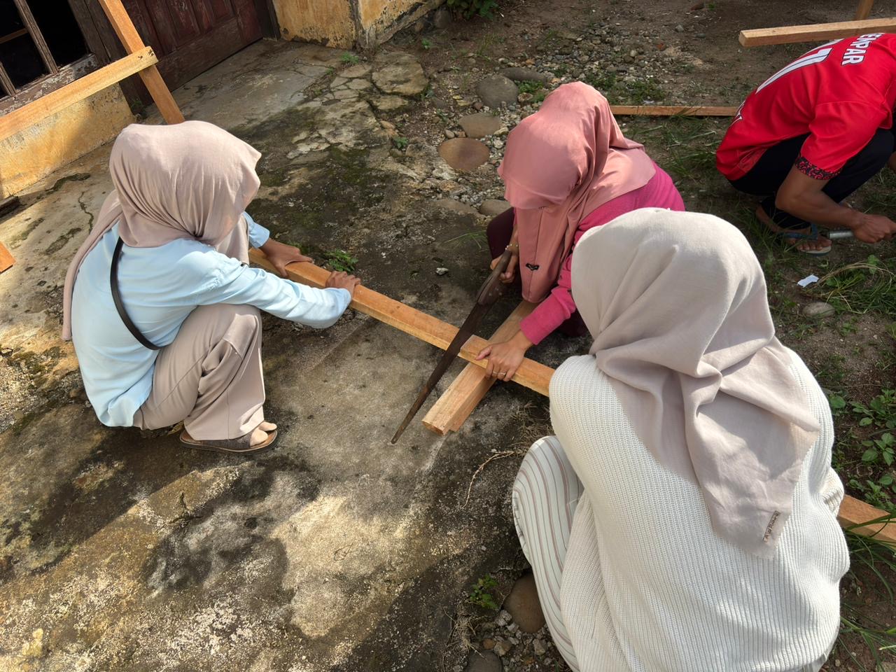 Proses pembuatan bank sampah