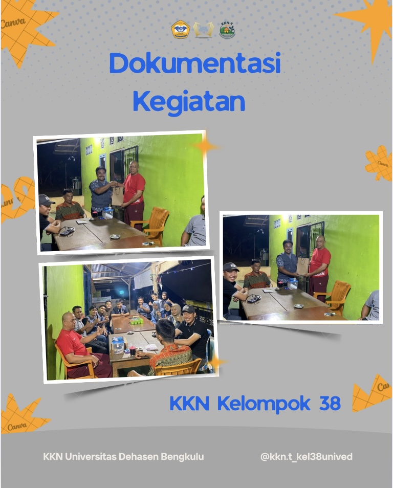 Pemberian Goodie Bag kepada Bapak RW 07 Betungan