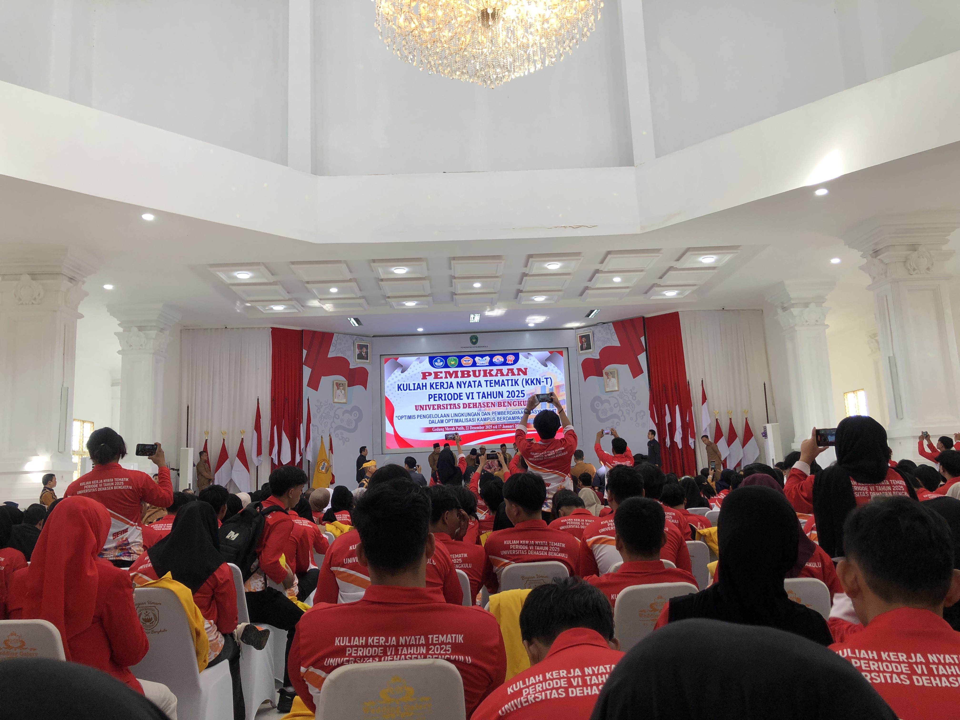 Pembukaan KKN-T Priode 6 Universitas Dehasen Bengkulu Tahun2025