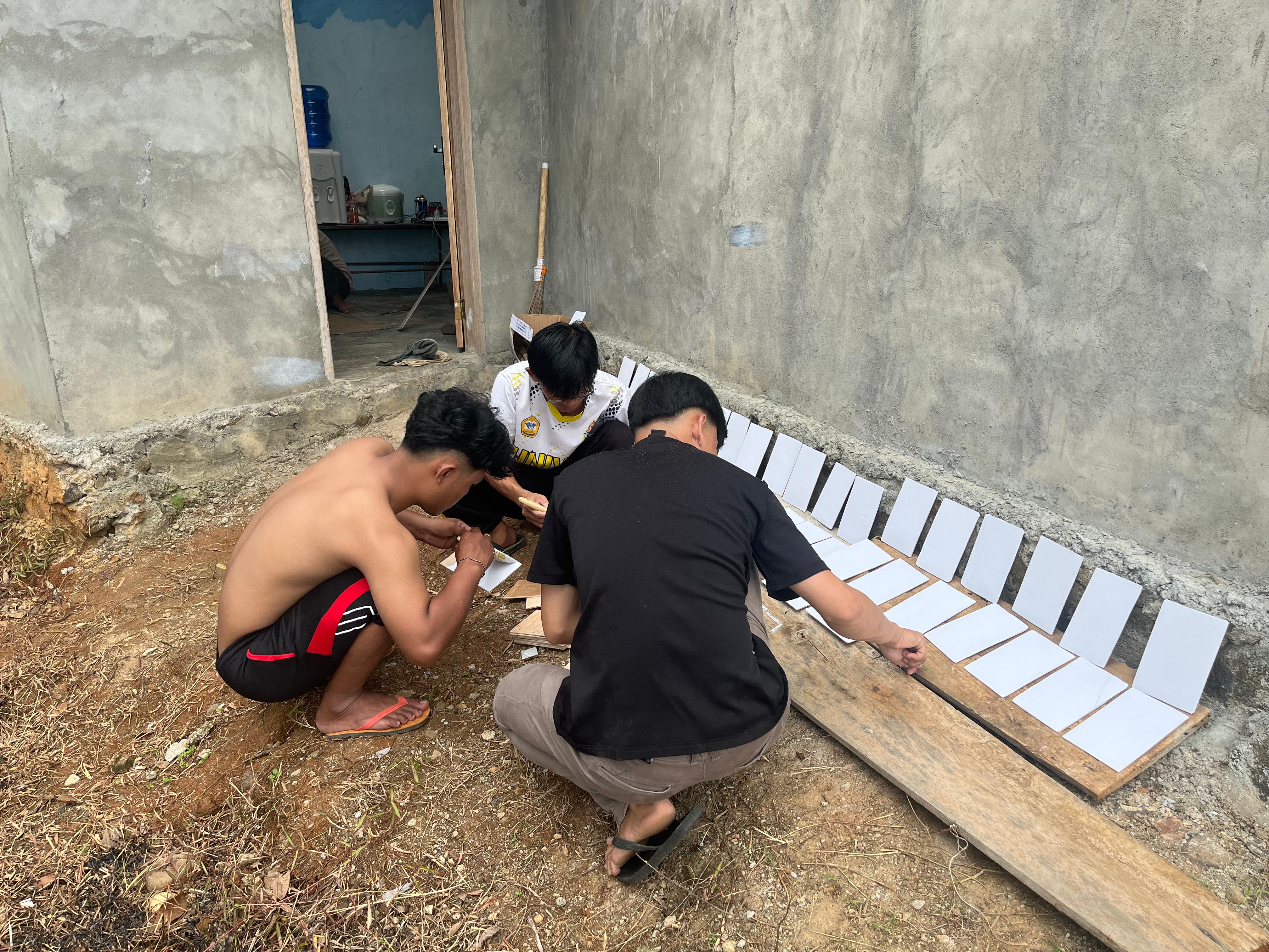 Proses pengeringan cat dasar