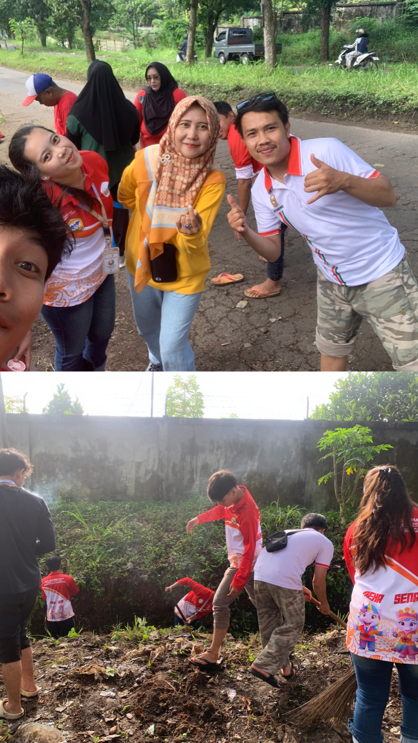 Membuat taman di kampung melayu