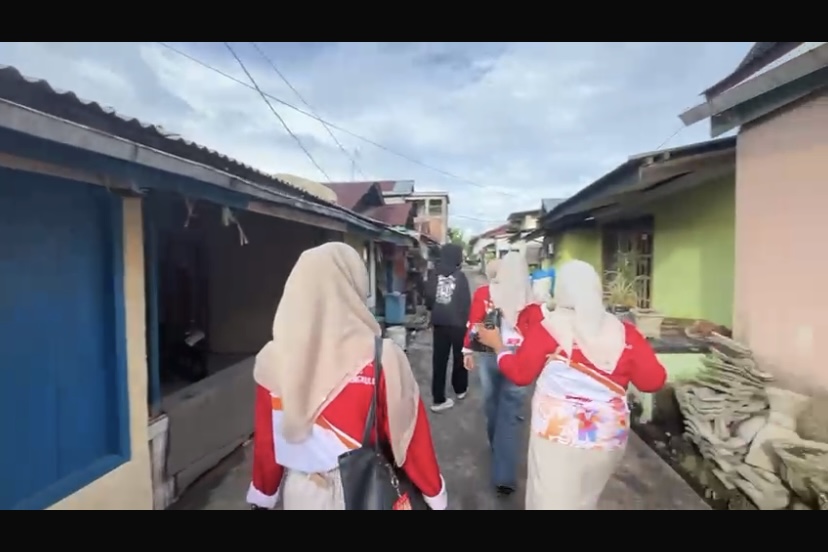 Keliling rumah warga rt 14 Penurunan 