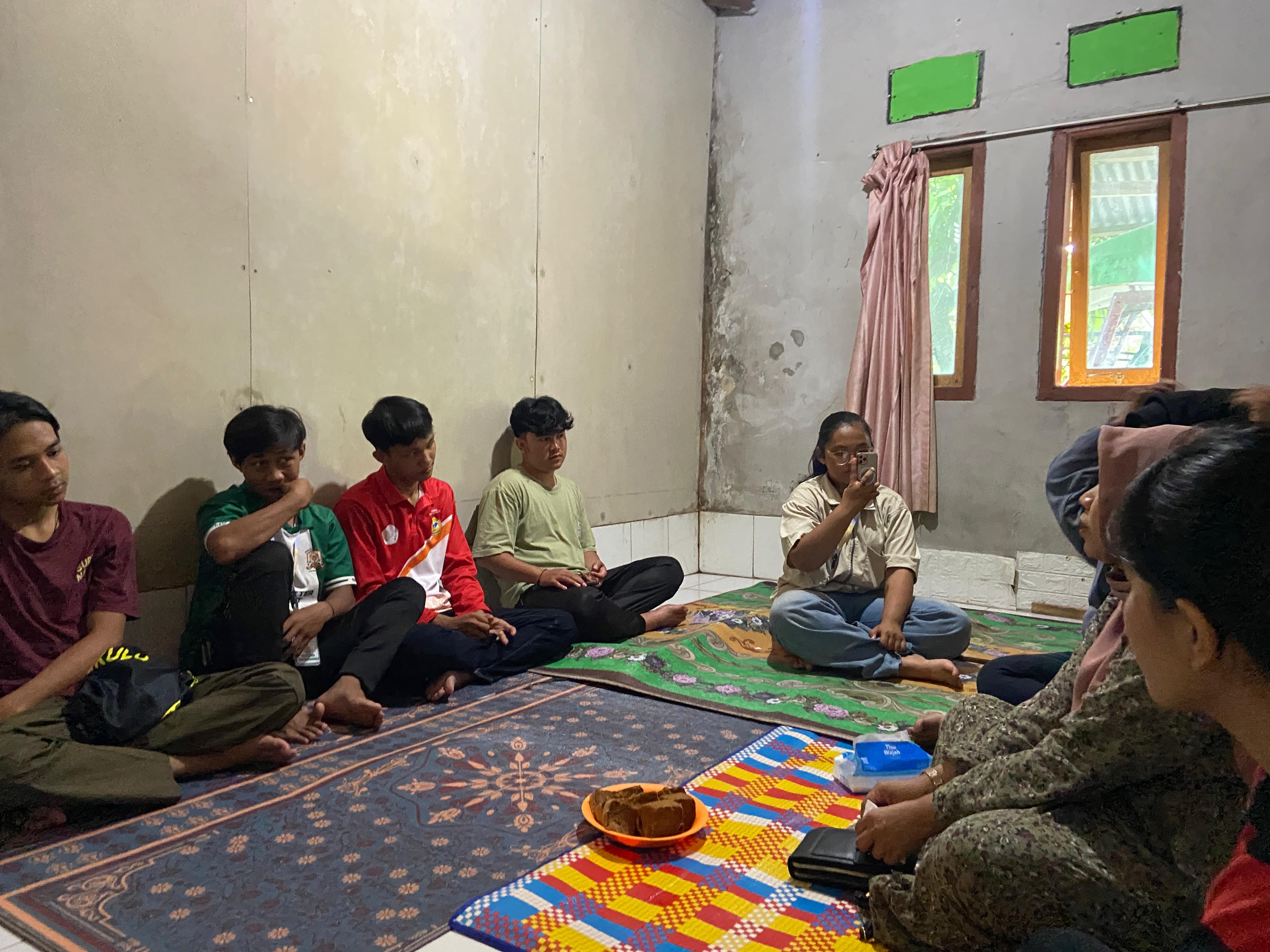 Kunjungan dpl ke posko