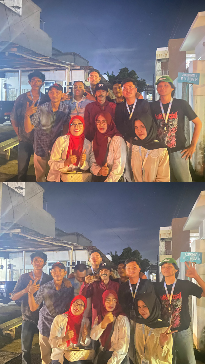 Menhadiri acara belungguk point bersama ibu Rt 12