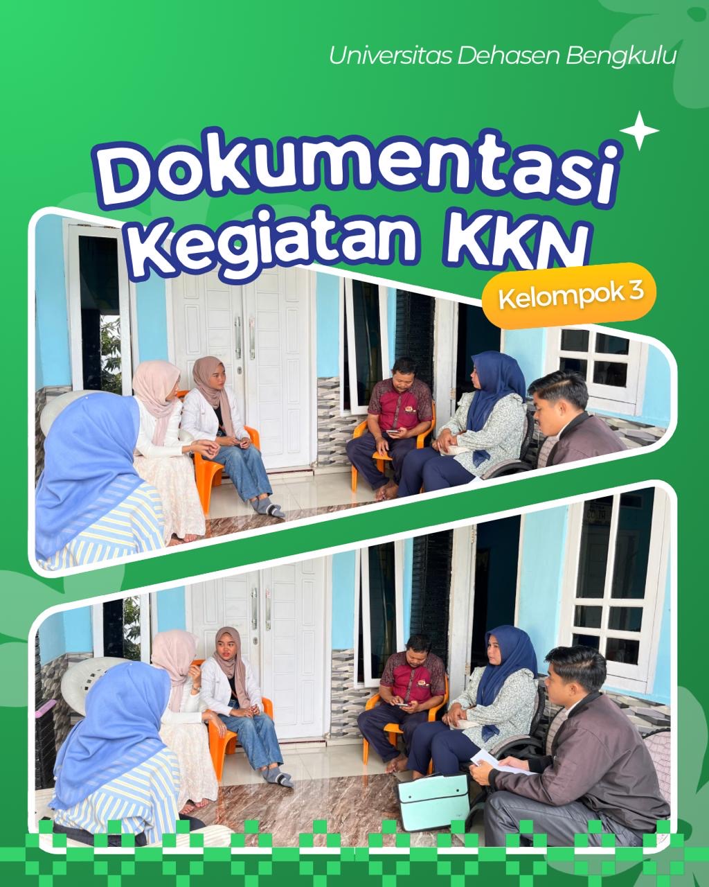 Survei lokasi posko KKN-T kelompok 03 di RT 03 RW 01 kelurahan  sawah lebar