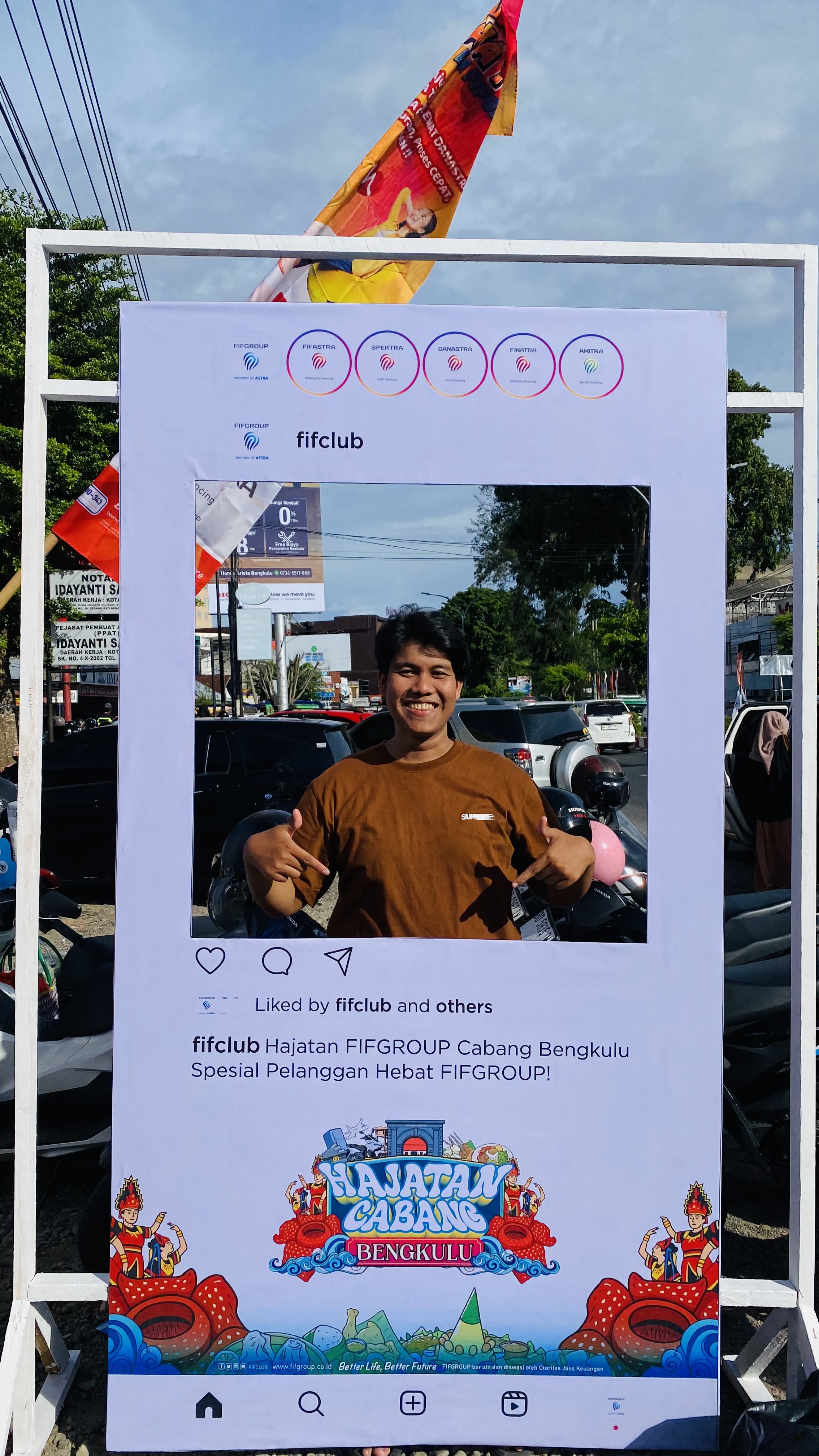 kegiatan hajatan FIF GROUP Cabang Bengkulu 