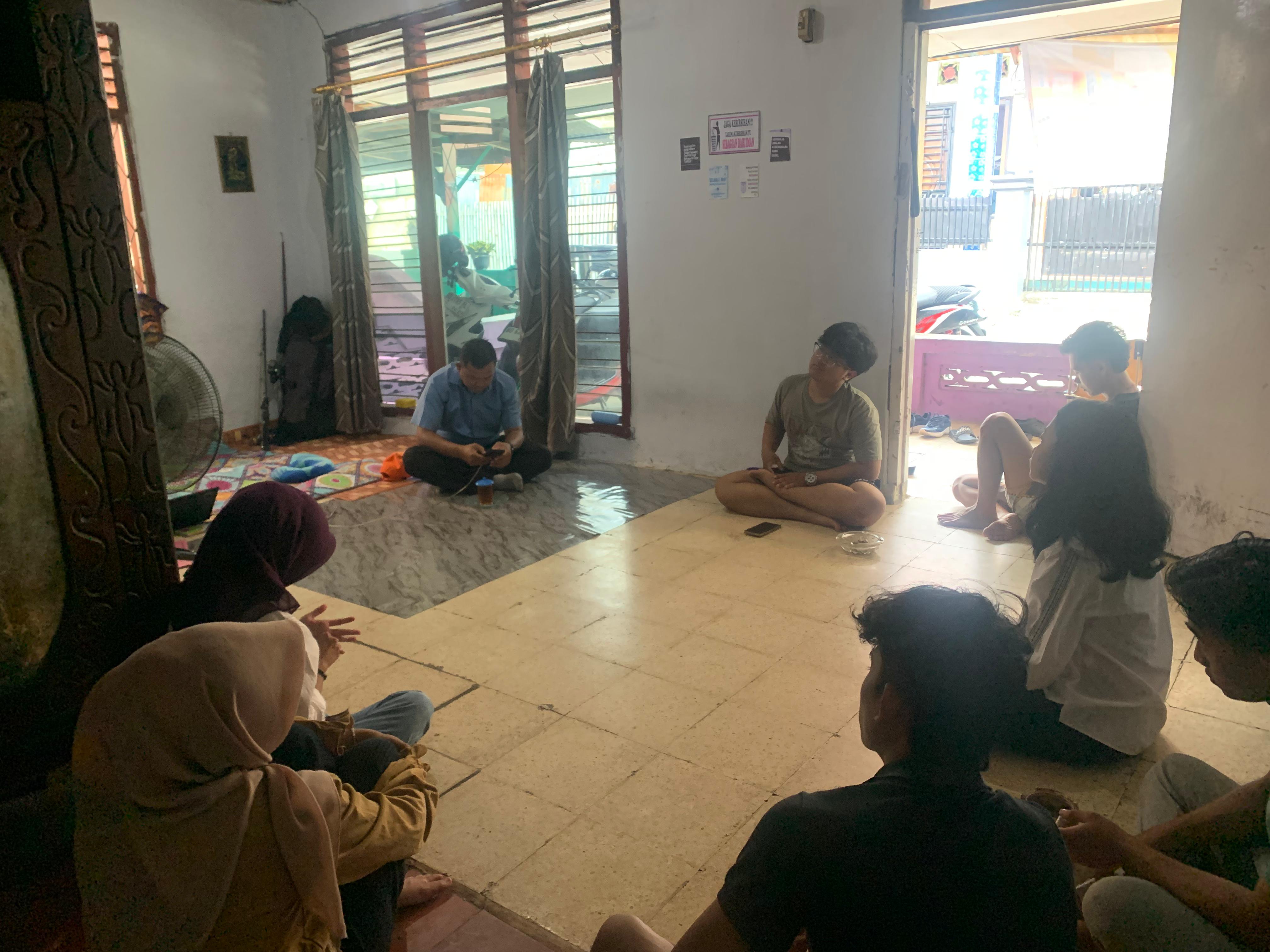 Kunjungan DPL ke posko KKN kelompok 9