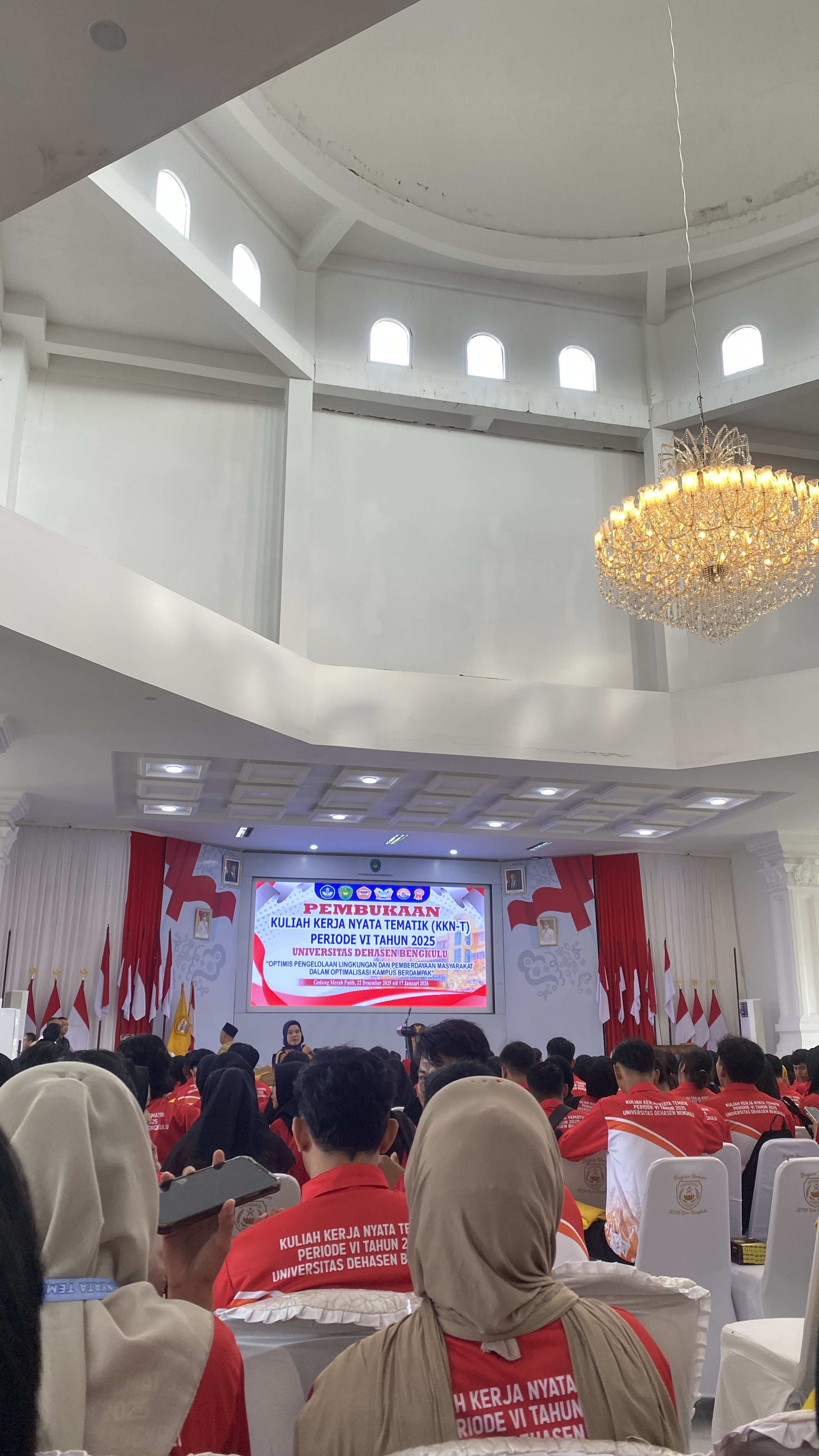 Pembukaan Kuliah Kerja Nyata Tematik (KKN-T) Periode VI Tahun 2025 UNIVERSITAS DEHASEN BENGKULU