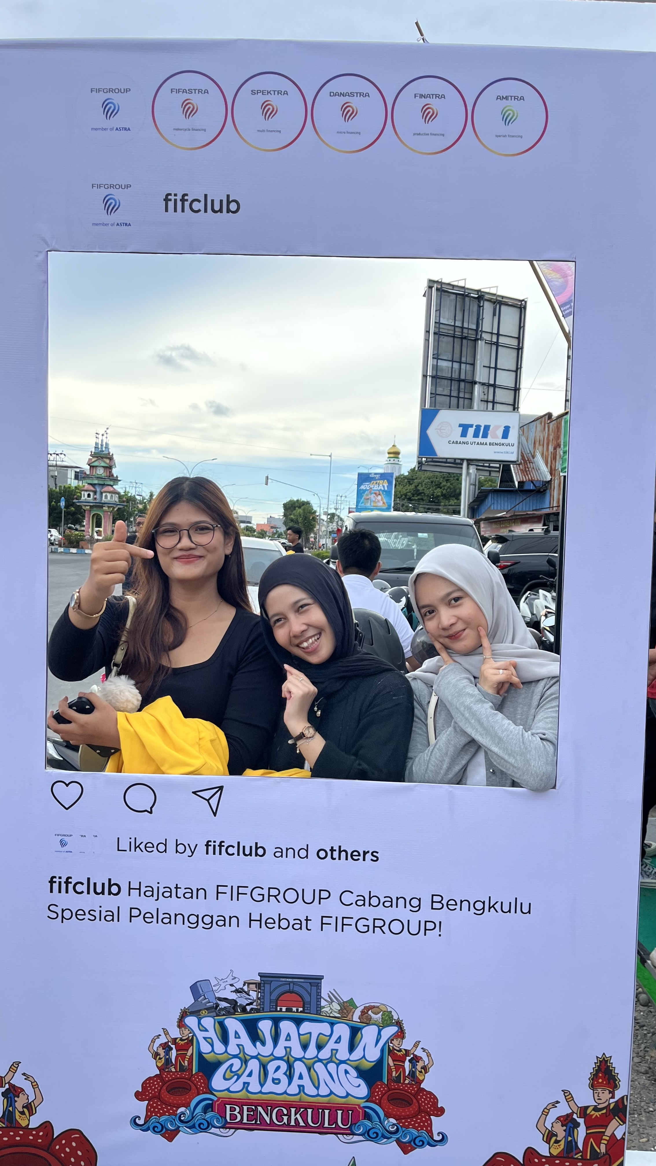 Kegiatan hajatan FIFGROUP cabang Bengkulu spesial pelanggan Hebat FIFGROUP