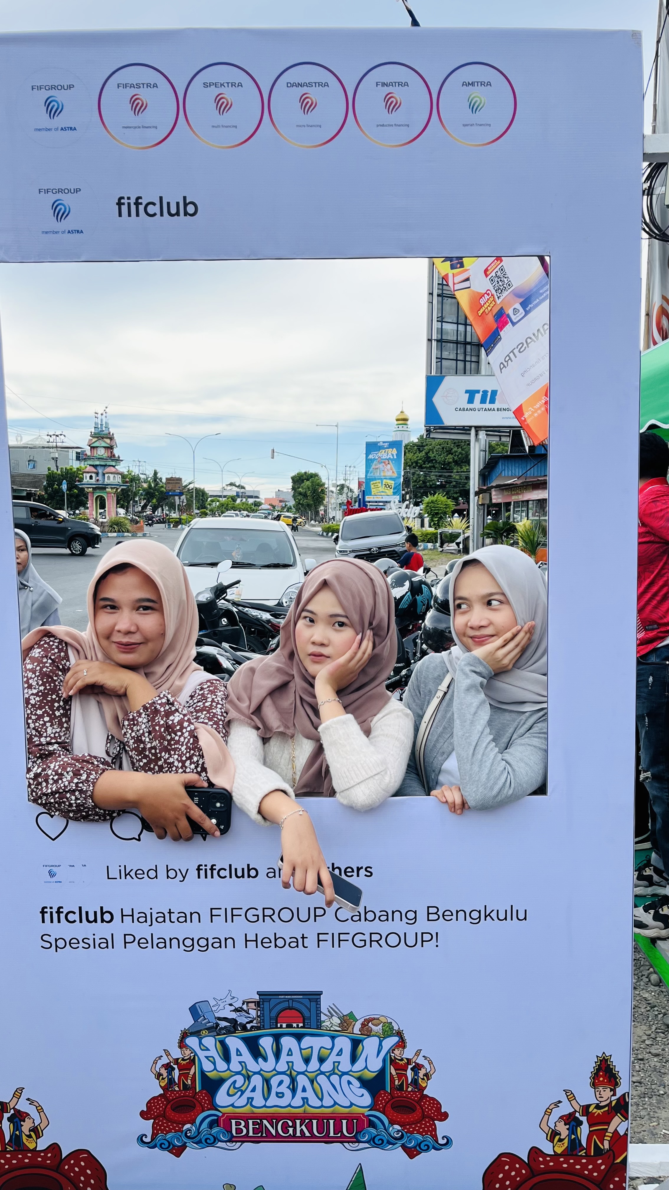 Kegiatan hajatan FIFGROUP cabang Bengkulu spesial pelanggan Hebat FIFGROUP