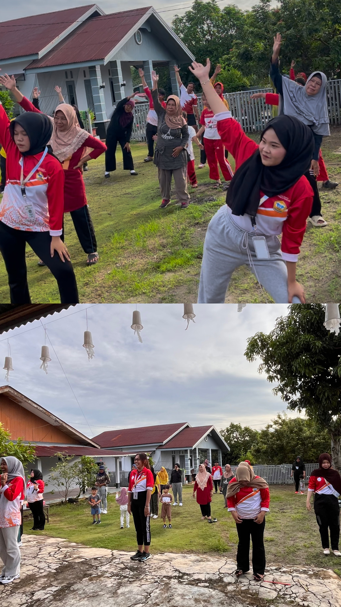 Senam minggu sehat bersama warlok Rt21,Rw05 Sawah lebar kota bengkulu