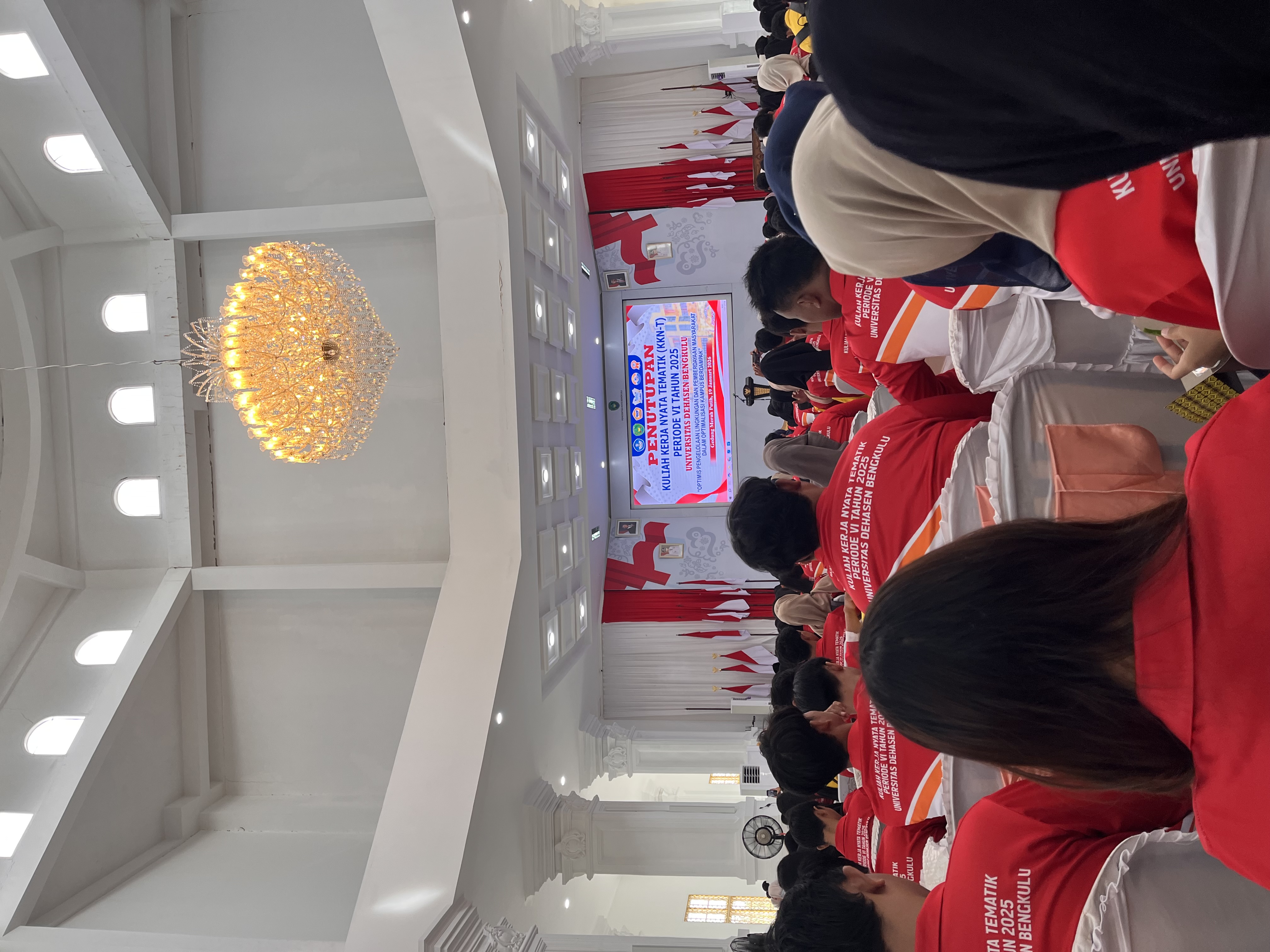 PENUTUPAN  KULIAH KERJA NYATA(KKN-T)PERIODE VI TAHUN 2025 universitas dehasen