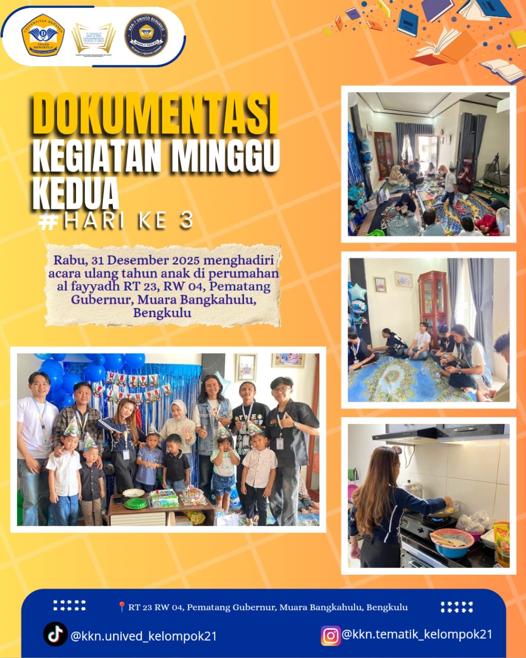 Menghadari acara ulang tahun