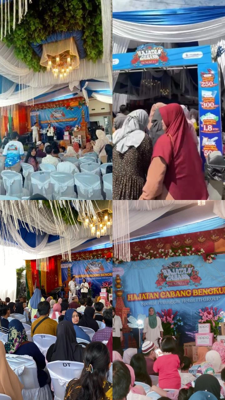 Hajatan Cabang Bengkulu Spesial pelanggan Hebat FiFGROUP