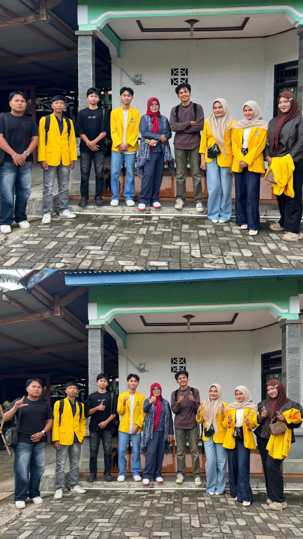 kelompok 26 rt 01 rw 01 pematang gubernur survei ke lokasi bersama dpl ibu kresnawati SE.,M.Ak