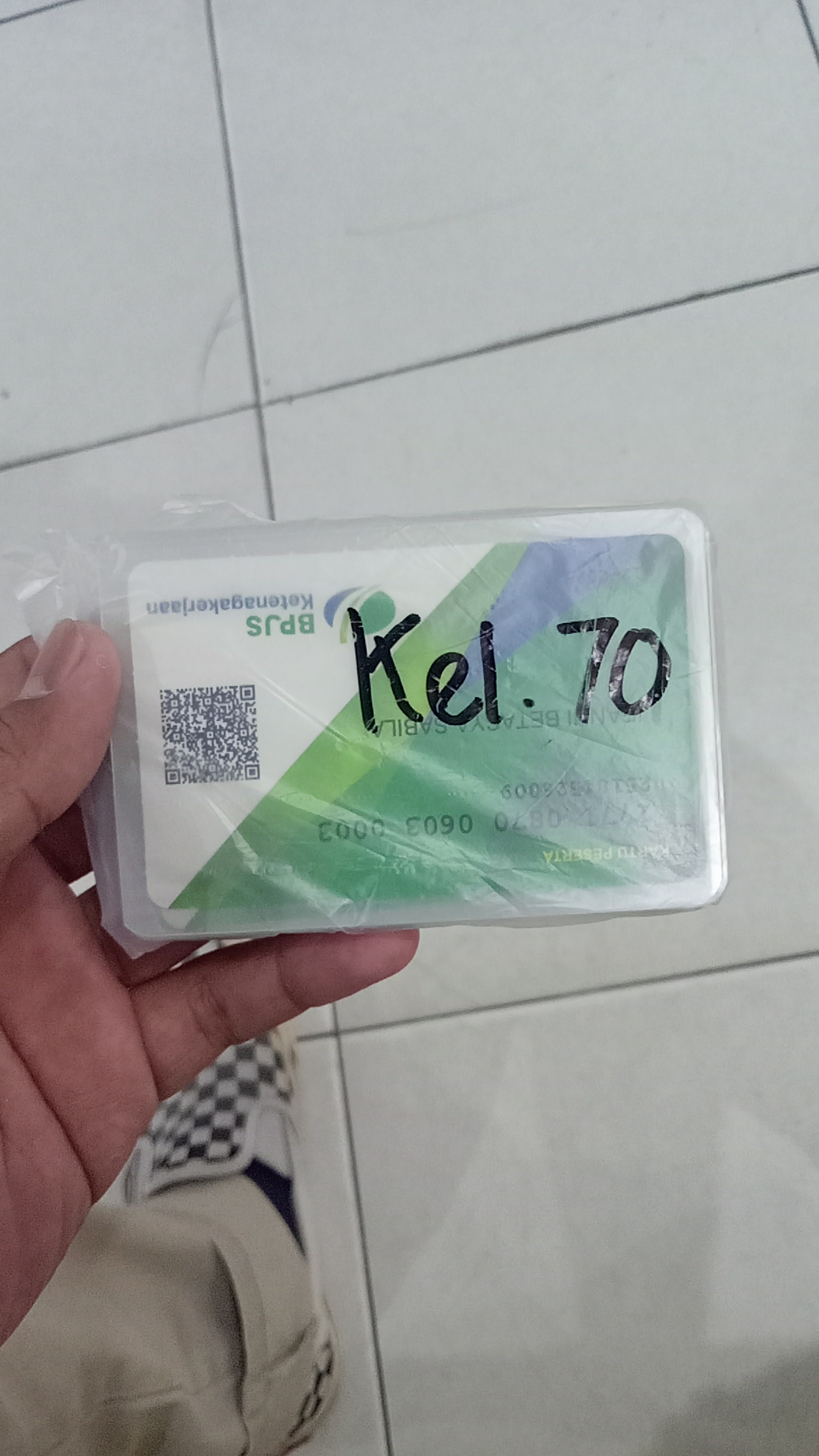 Mengambil kartu BPJS ke Lppm 