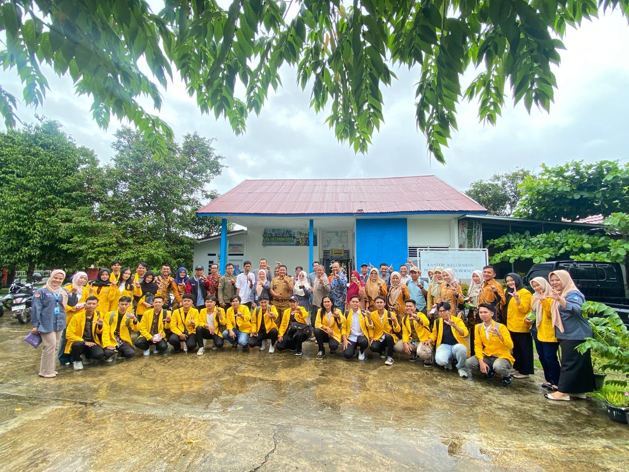 Silaturahmi dan serah terima mahasiswa KKN-T periode 6 di kel. Pematang gubernur.