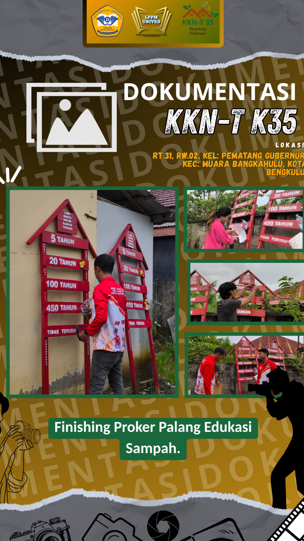 Pembuatan plang edukasi